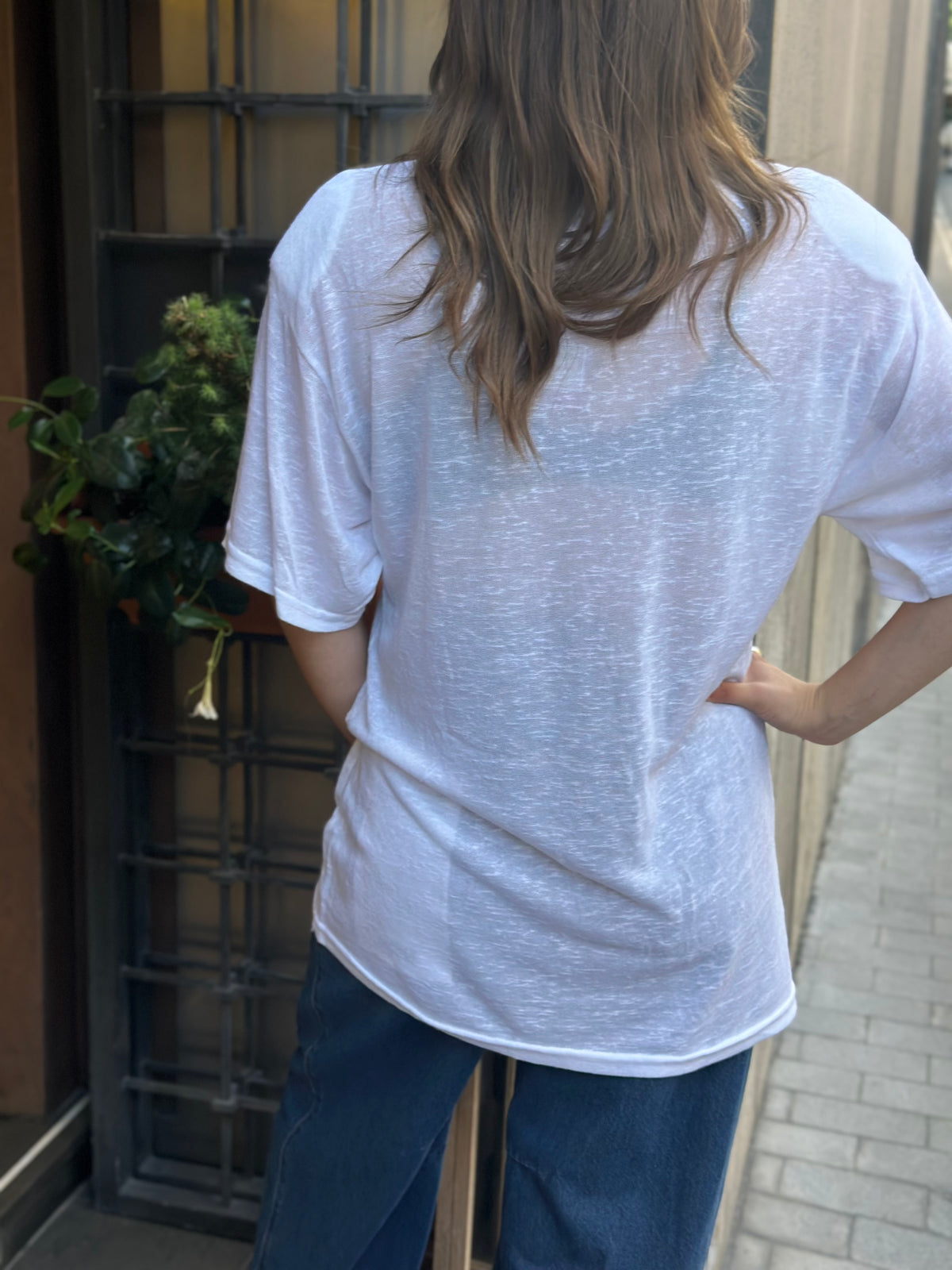 T-shirt FLAME manica corta bianca