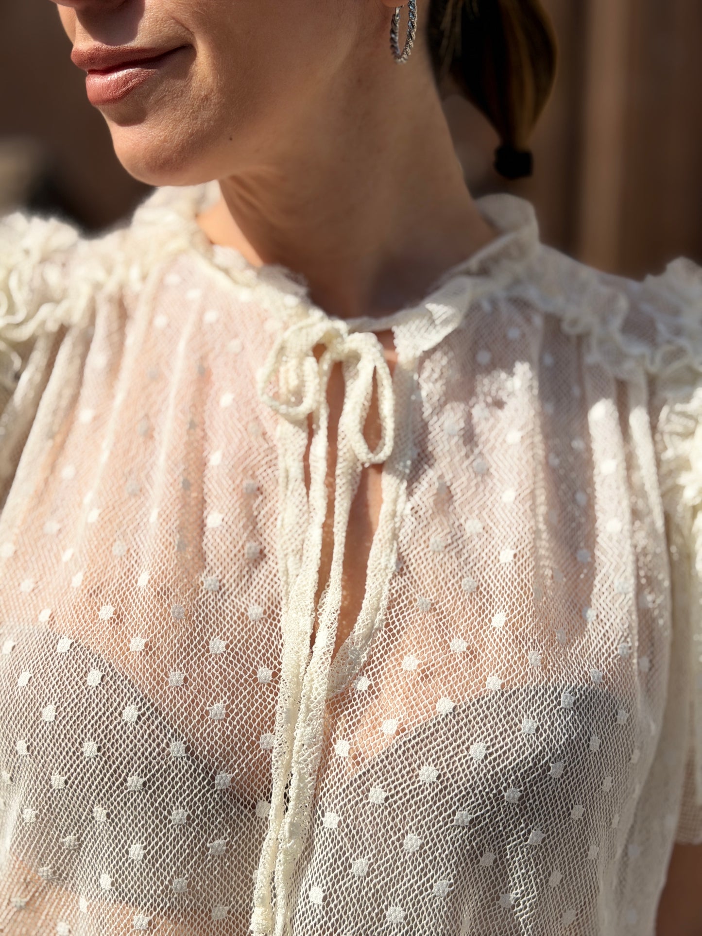 Tensione in Blusa Rouches BURRO