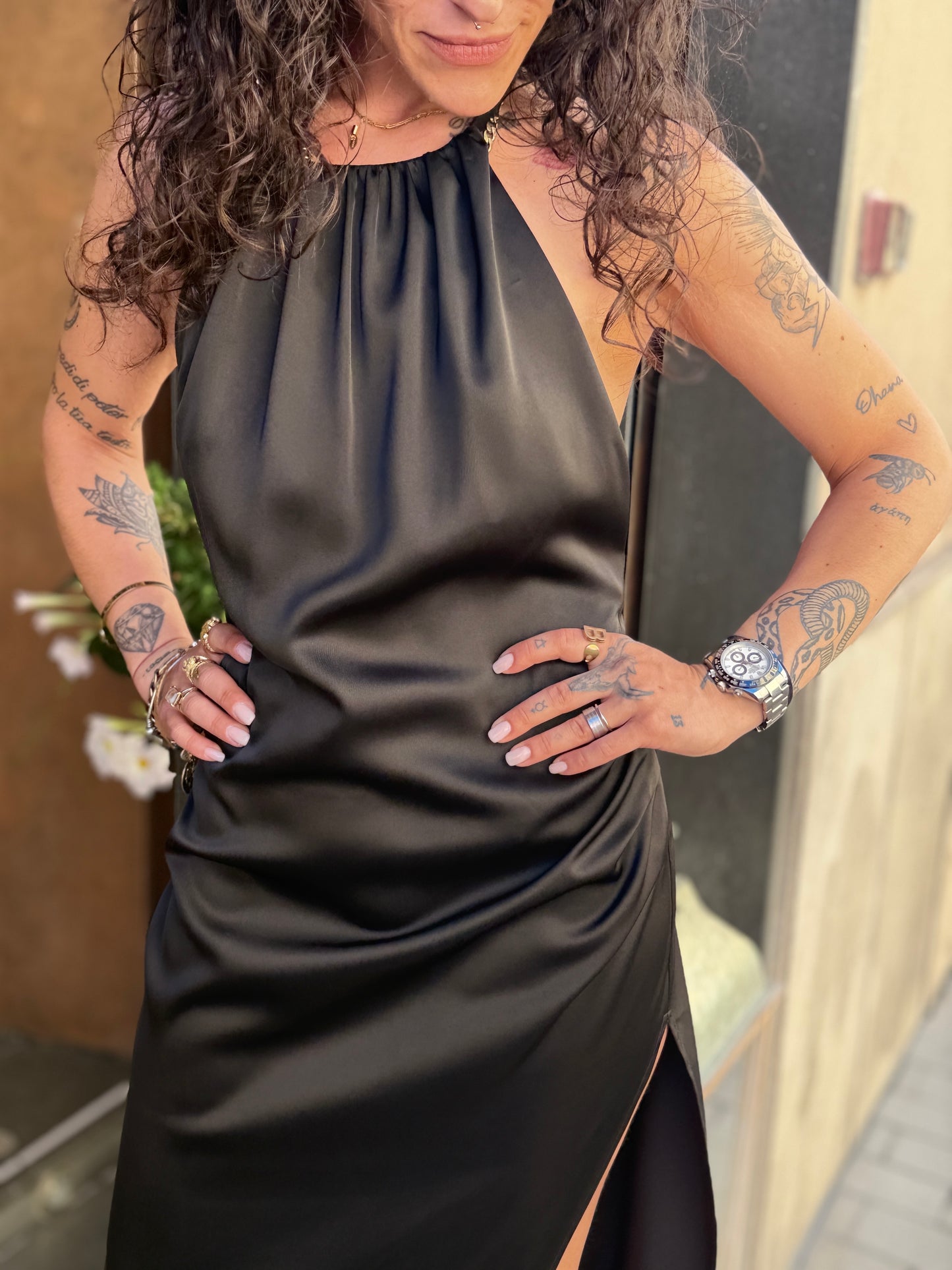 Silence Limited Sensual dress Black