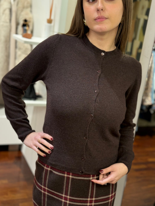 Tensione In Cardigan misto cashmere MORO