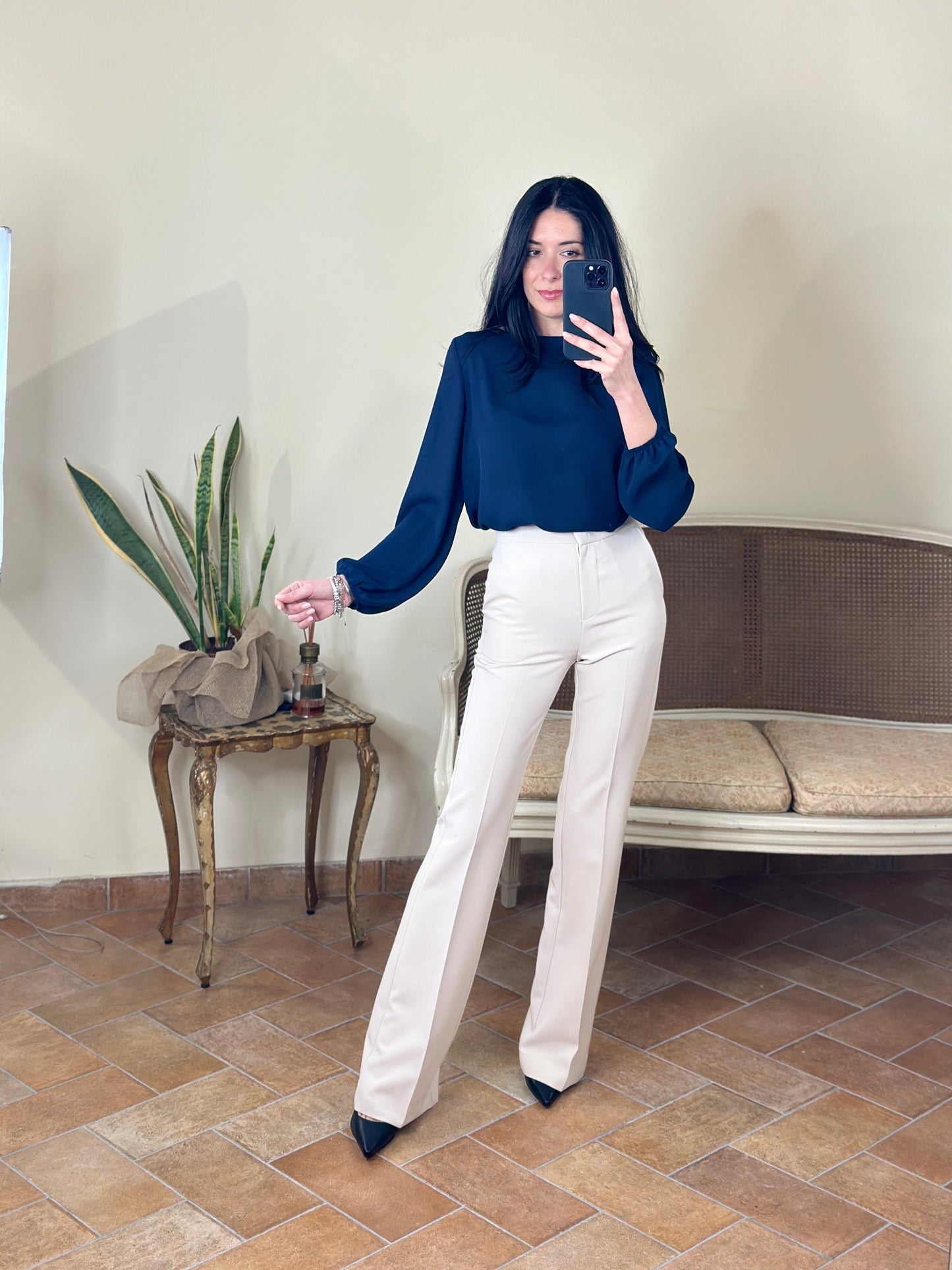 MARYLEY Pantalone a zampa