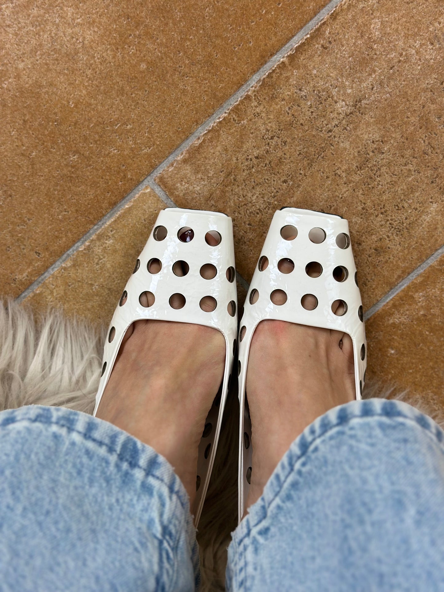 Vicenza Mule  CELINA bianca