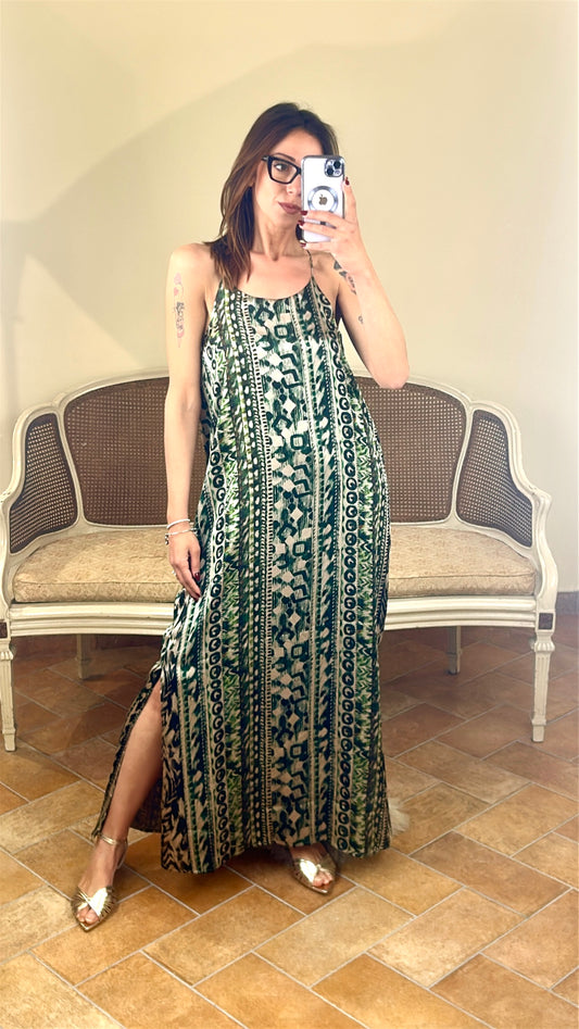 Anonyme abito TRAIL LONGDRESS olive