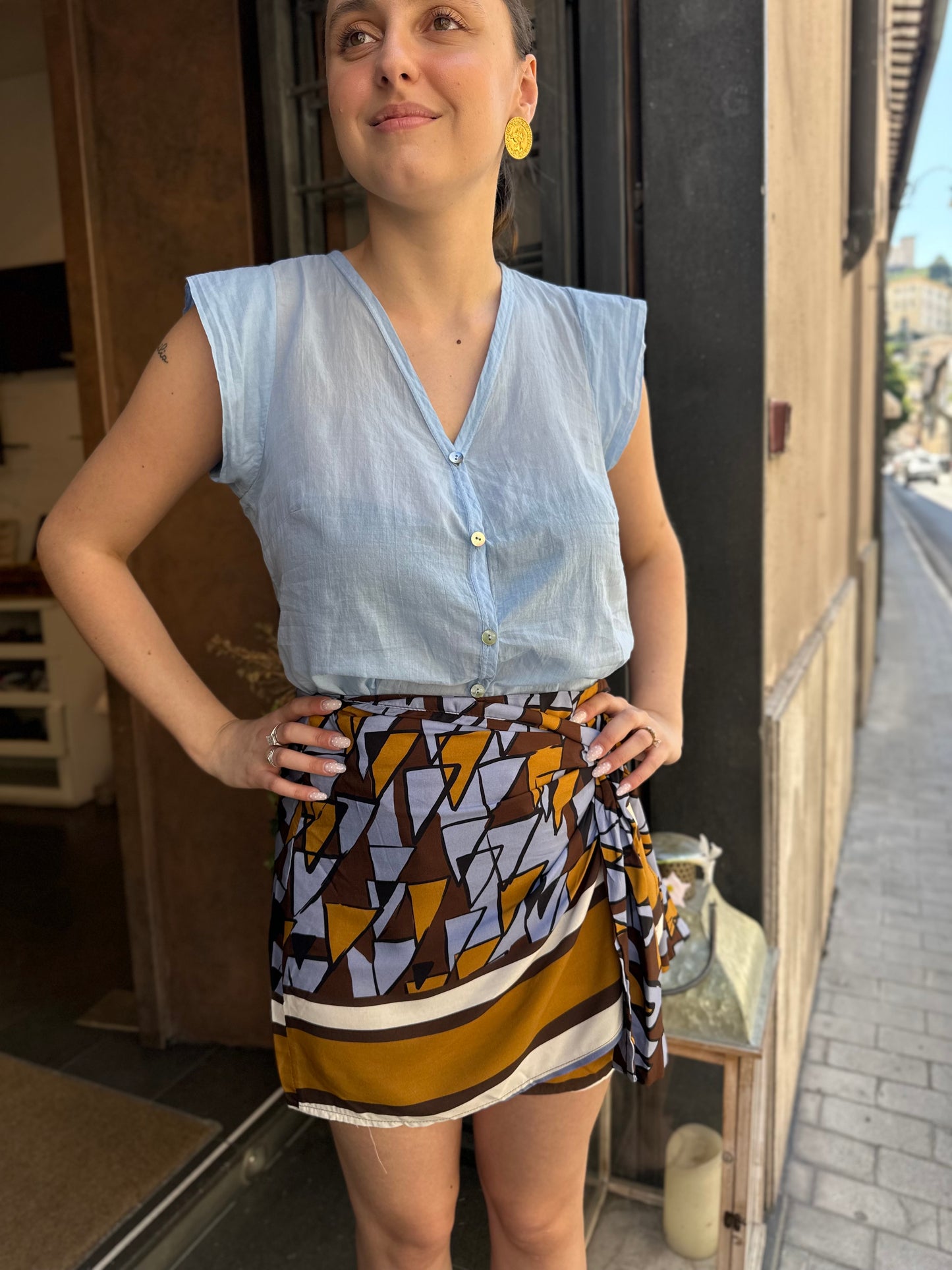 Tensione in Camicia voile (disp. in più varianti colori)