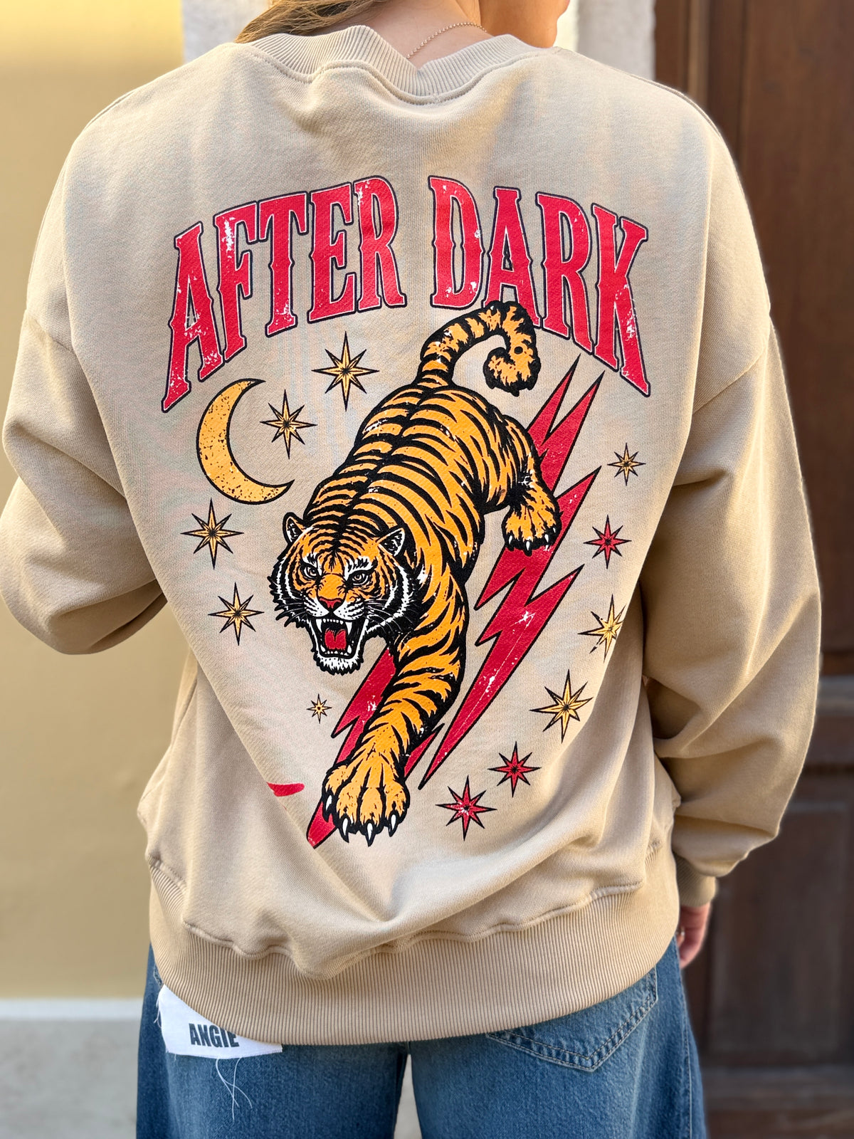 Haveone felpa BEIGE “After dark” BEIGE E GRIGIA