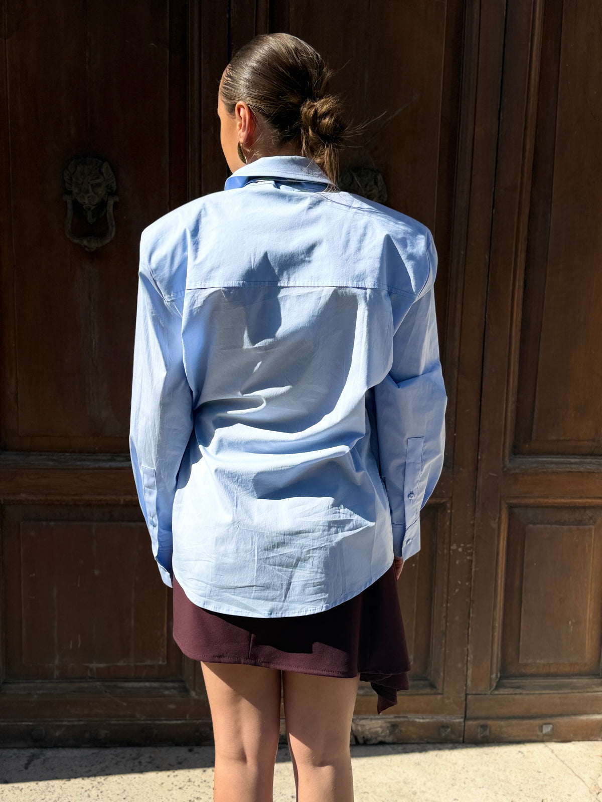 Tensione in Camicia con cravatta CELESTE