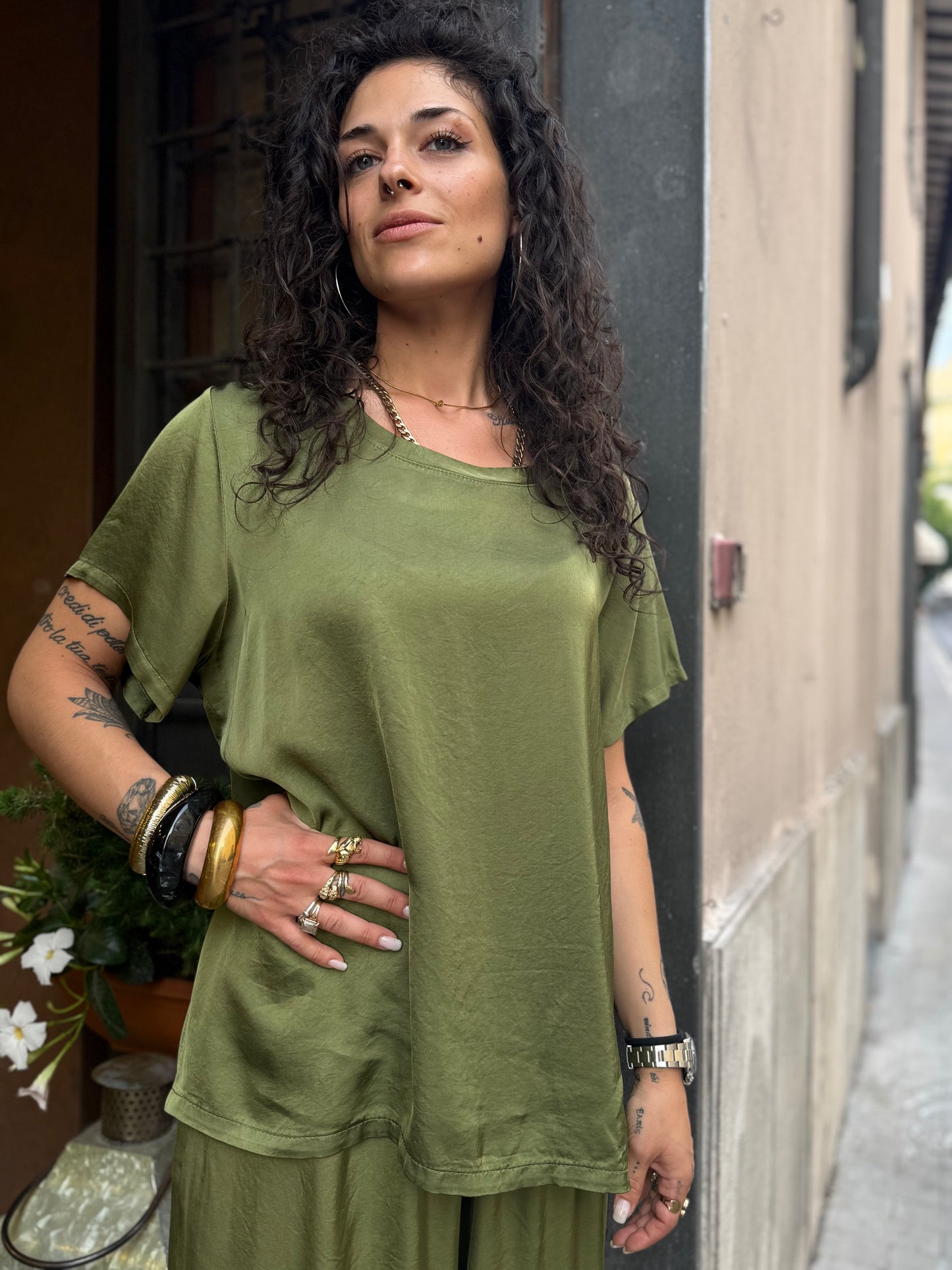 T-shirt FEBE in viscosa