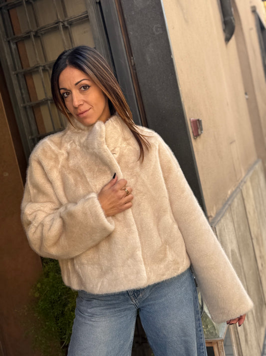 Ecopelliccia ANASTASIA Burro