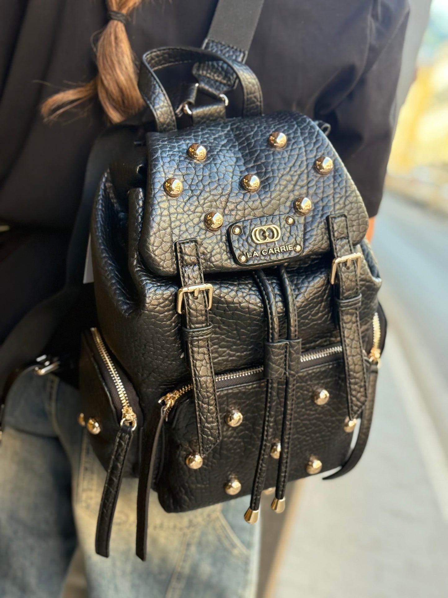 La Carrie NAVAJO BACKPACK BLACK