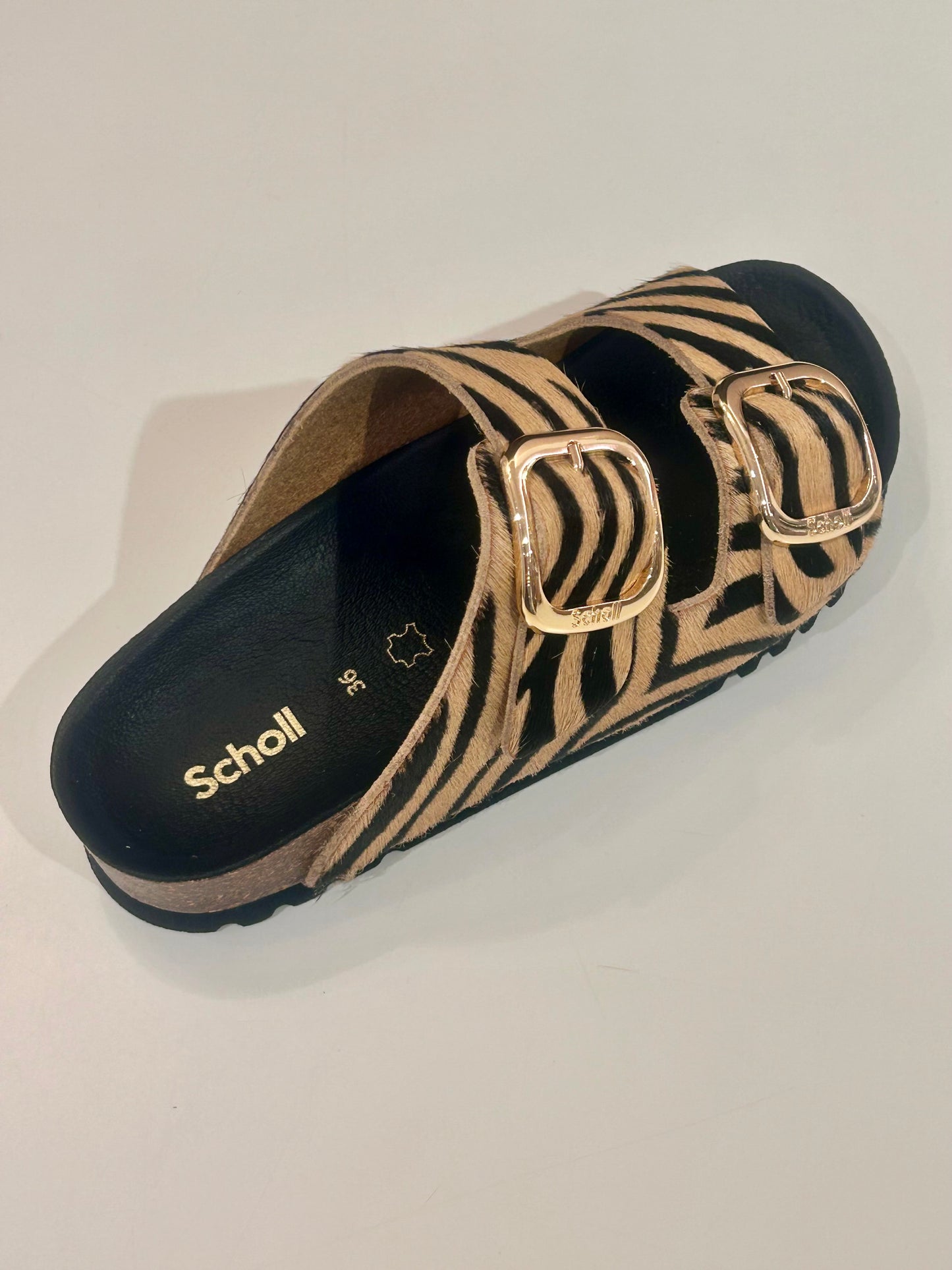 Scholl NOELLE ZEBRA BEIGE/BLACK