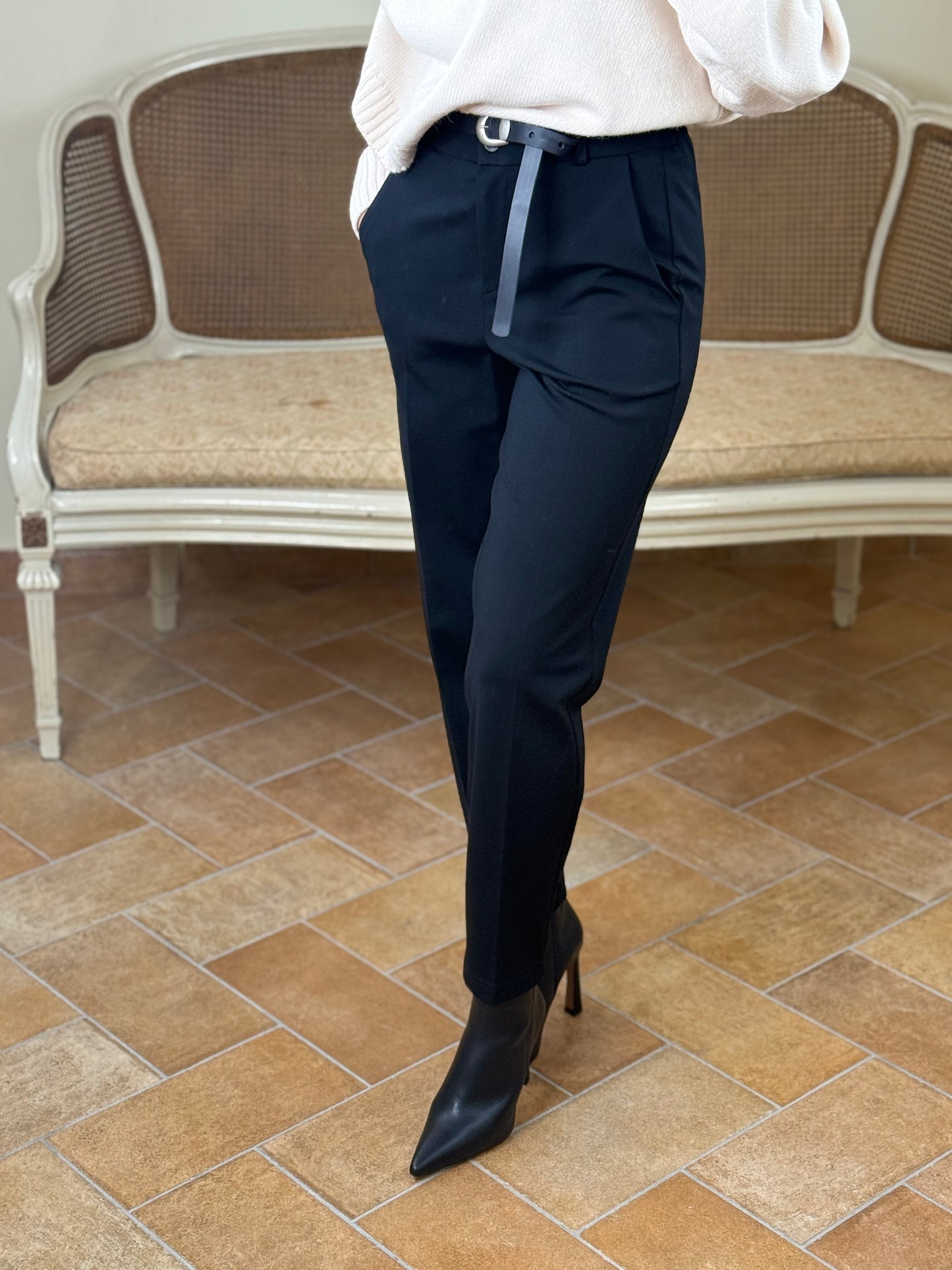 Tensione In Pantalone carrot NERO