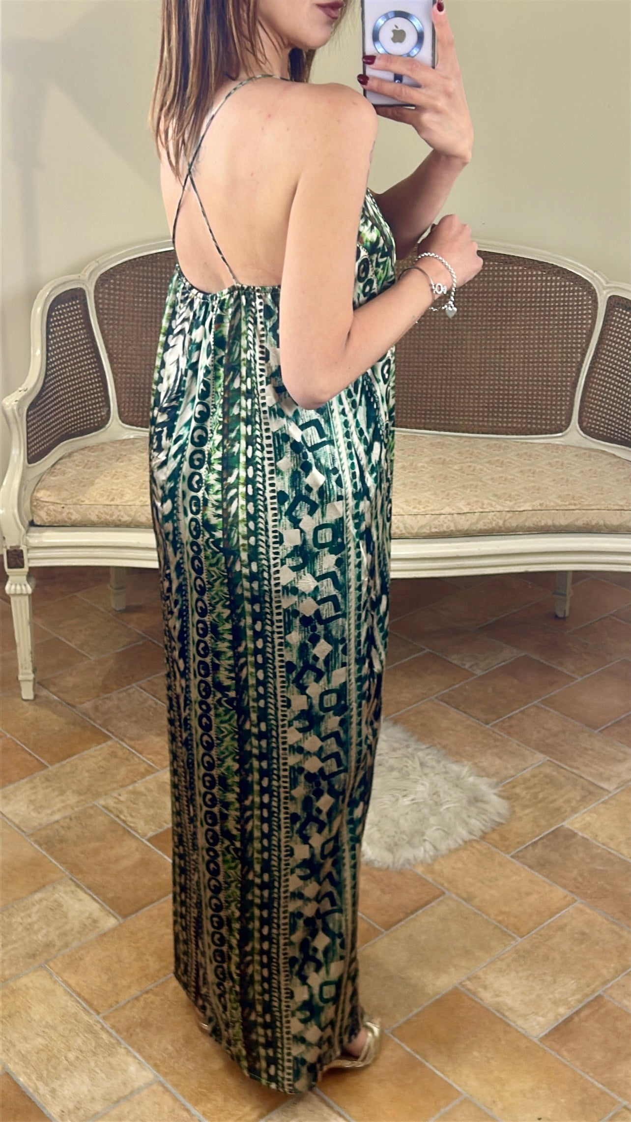 Anonyme abito TRAIL LONGDRESS olive