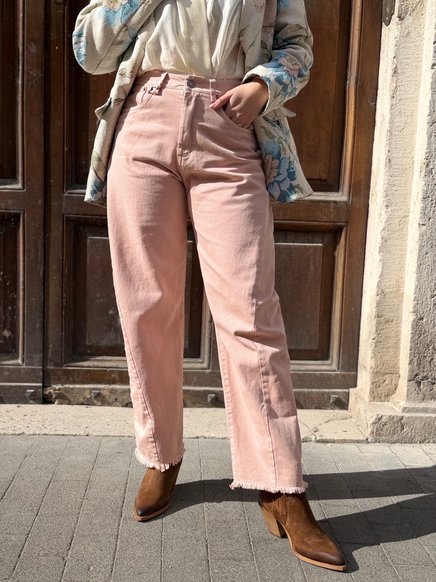 Tensione in Jeans BARREL CIPRIA