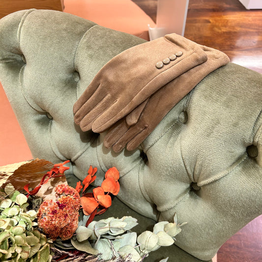 Guanti con bottoncini