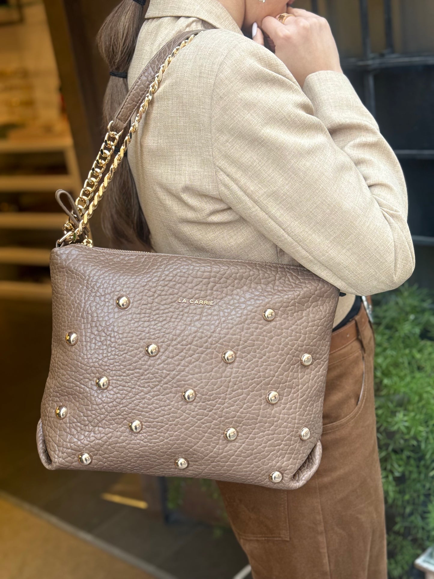 La Carrie BORSA NAVAJO TAUPE