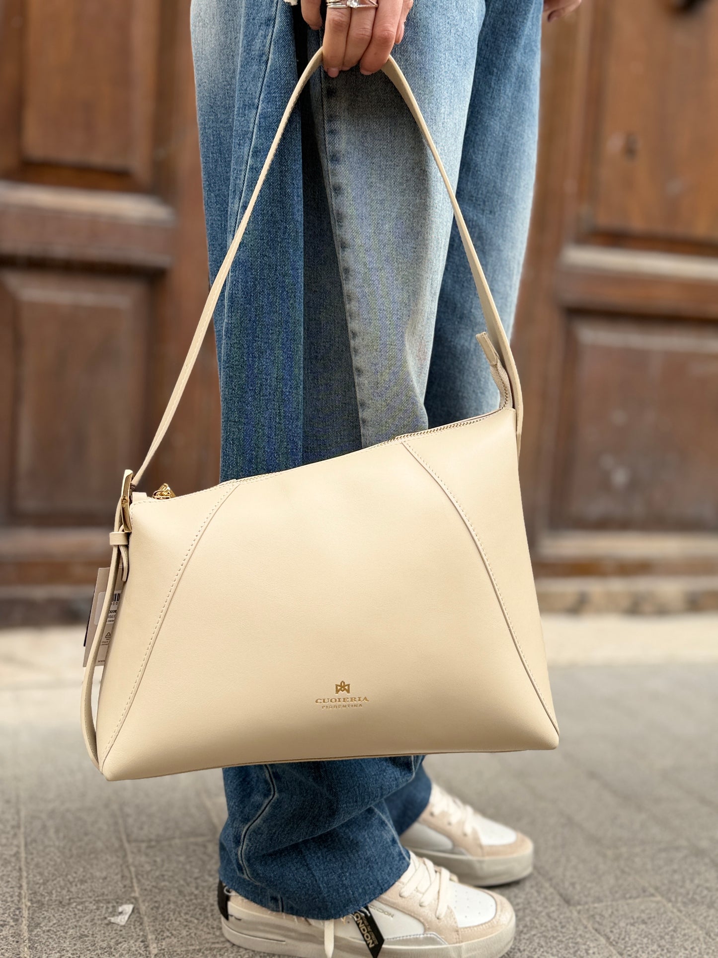 Cuoieria Fiorentina Loop Hobo PROSECCO