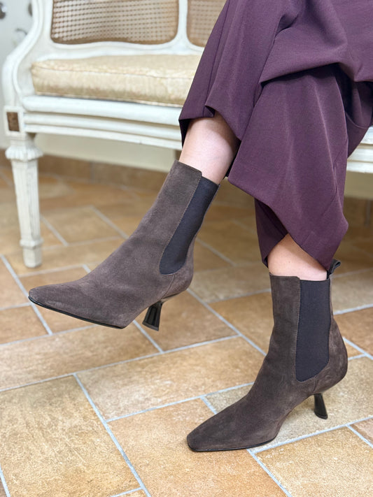 Elisa lanci stivaletto HELENE scamosciato MORO