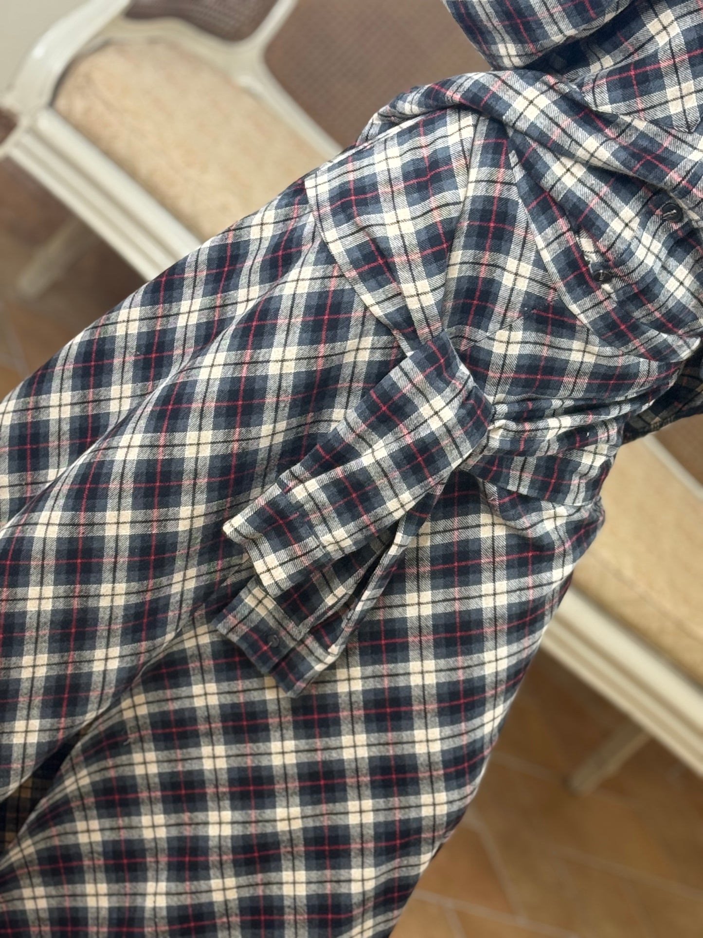 Tensione In Gonna tartan GRIGIO/ROSSO