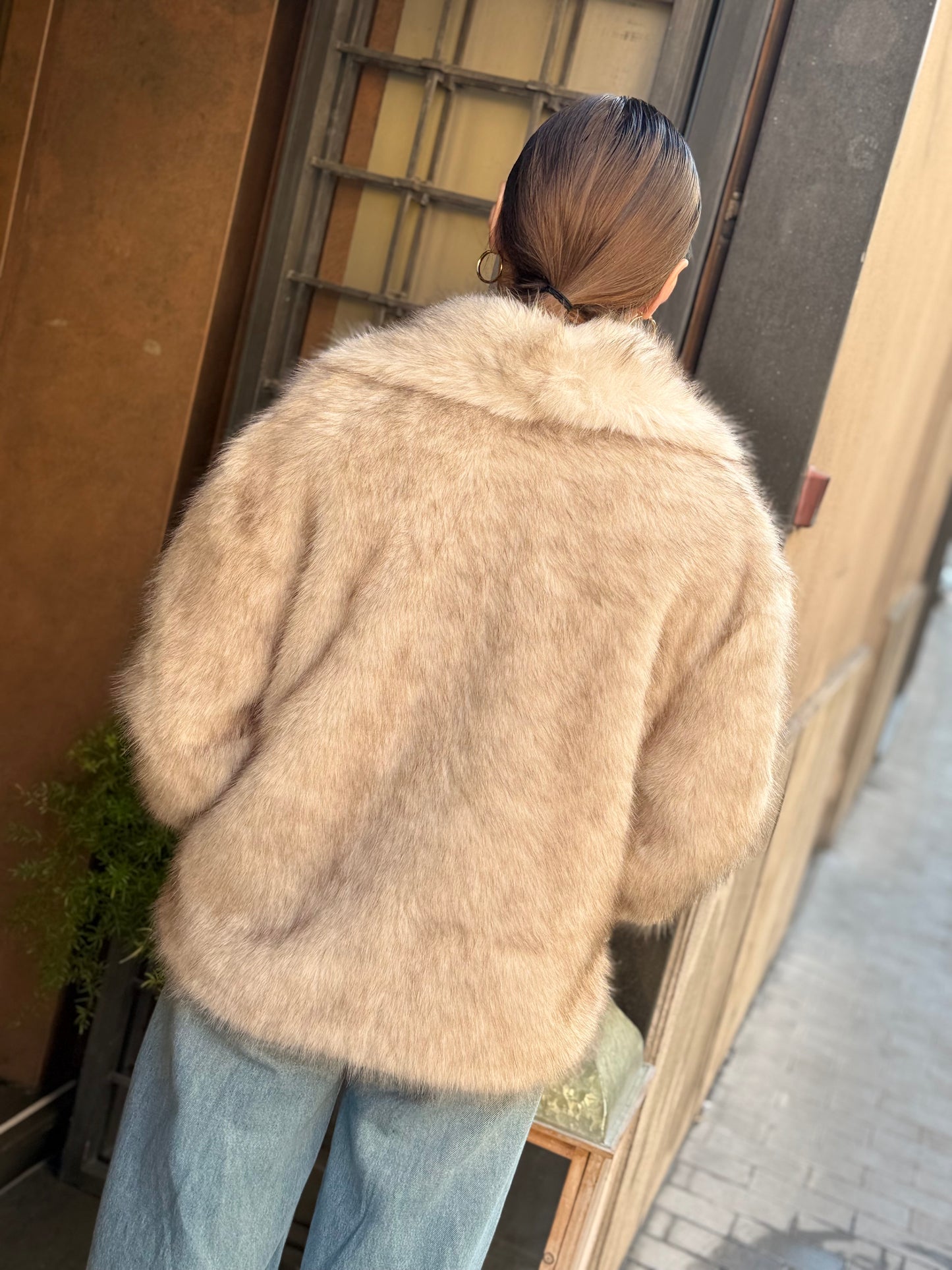 Ecopelliccia VERONICA Burro