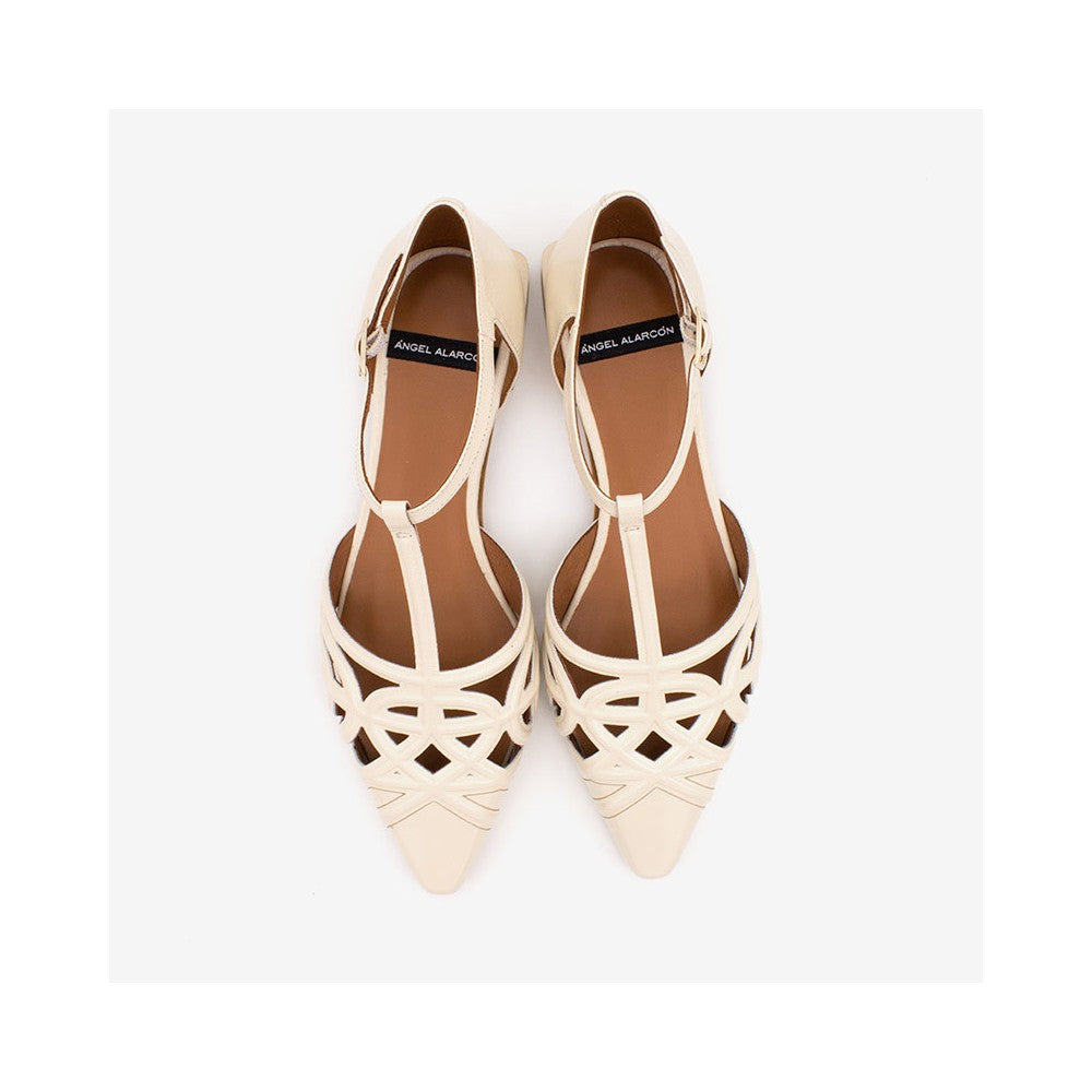 Angel Alarcon NAMIA Ballerina in vernice traforata