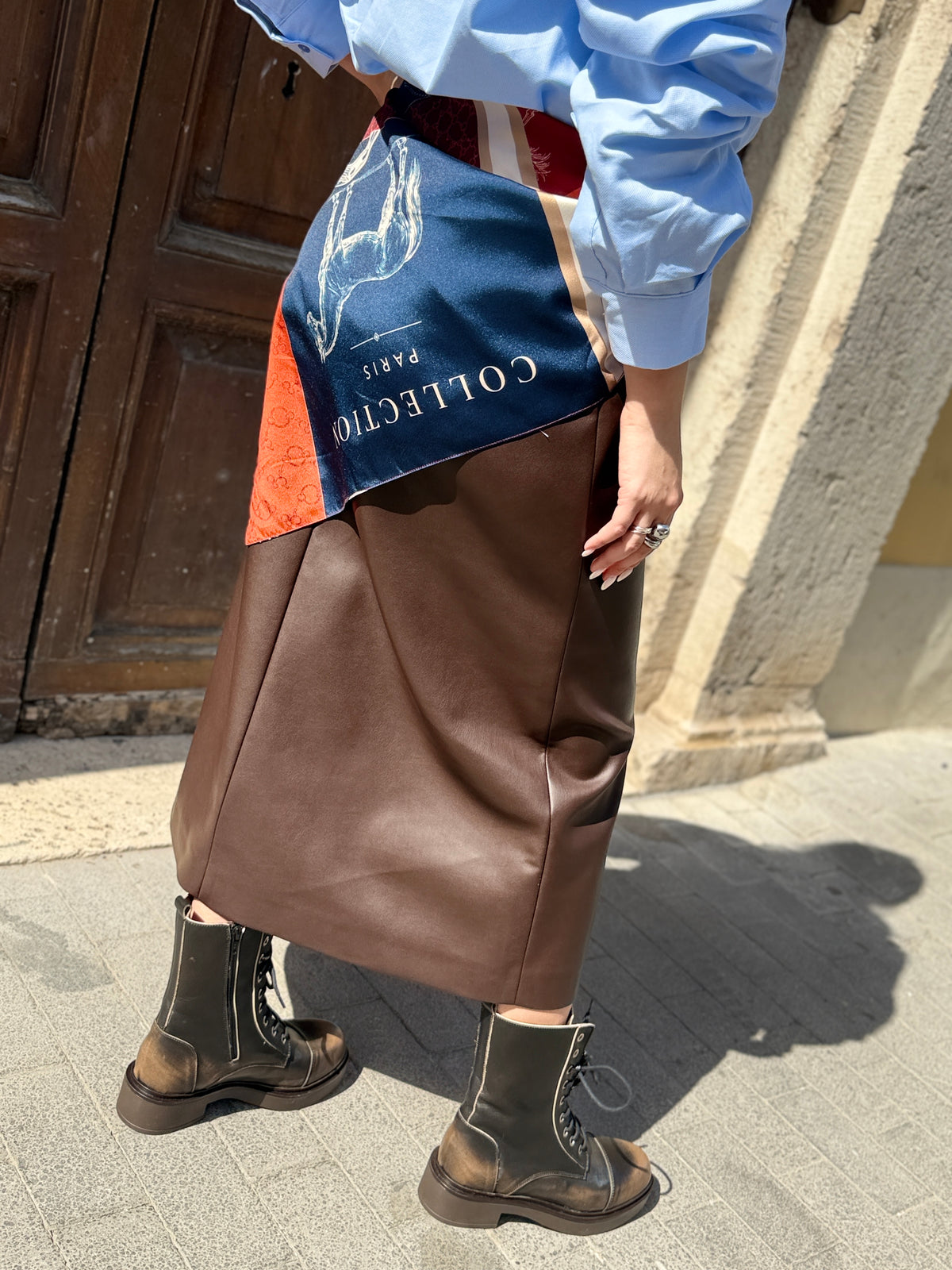 Tensione in Gonna FOULARD MORO