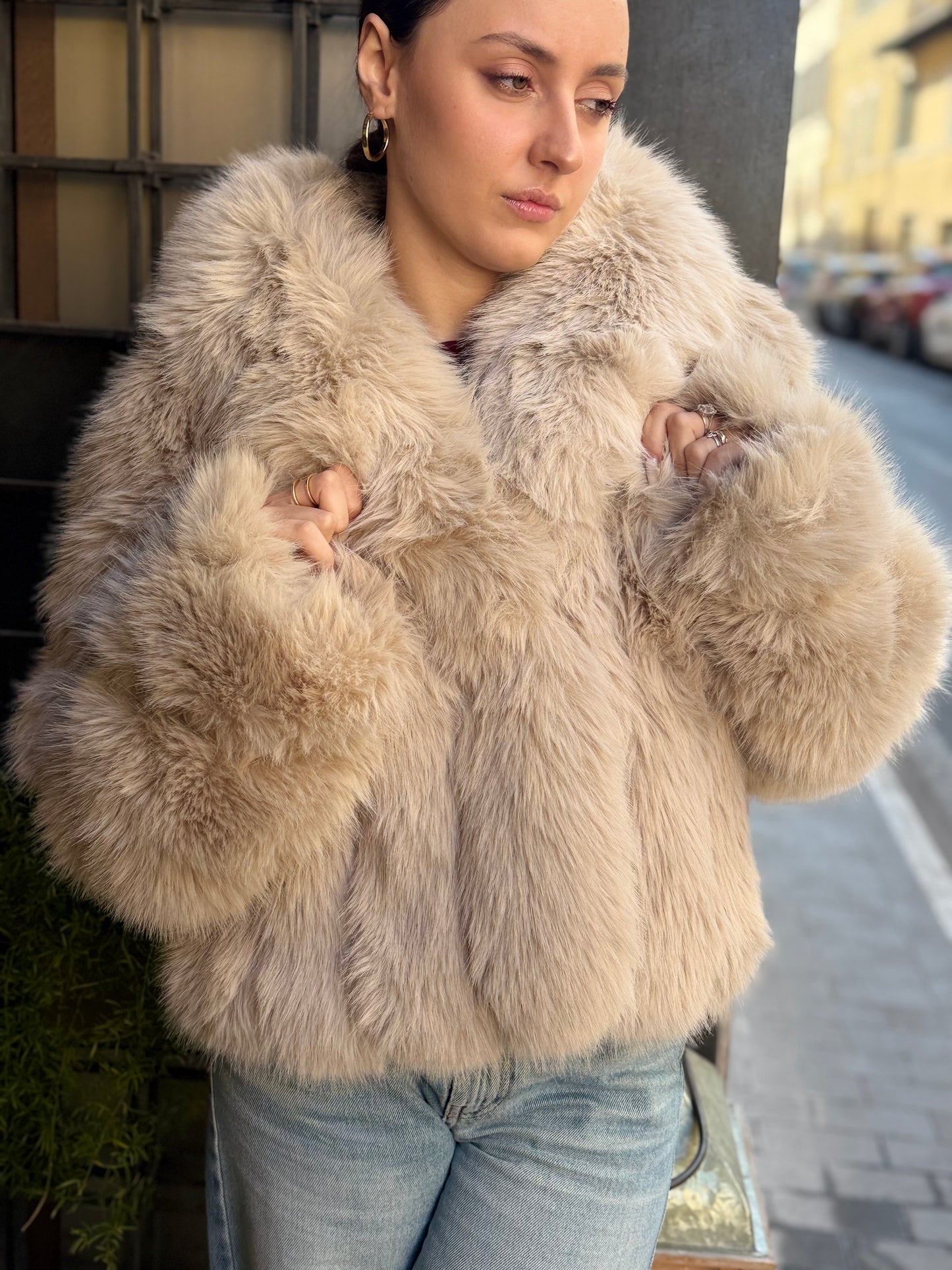 Ecopelliccia OLIMPIA Beige