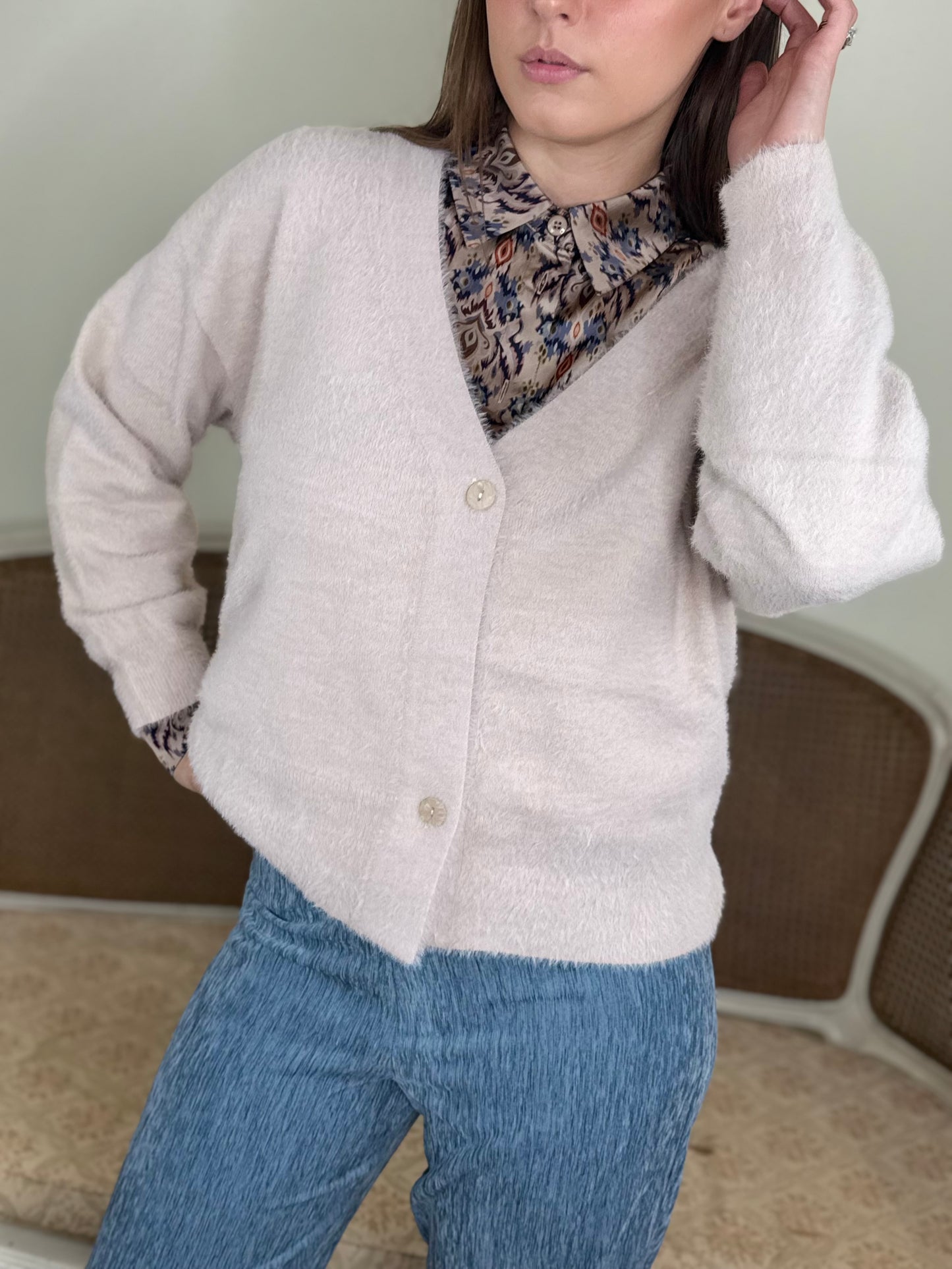 Anonyme Cardigan WOLF KNITWEAR beige