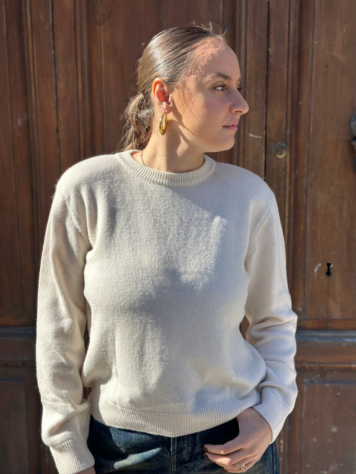 Tensione in maglia spalla imbottita  (disponibile in più colori)