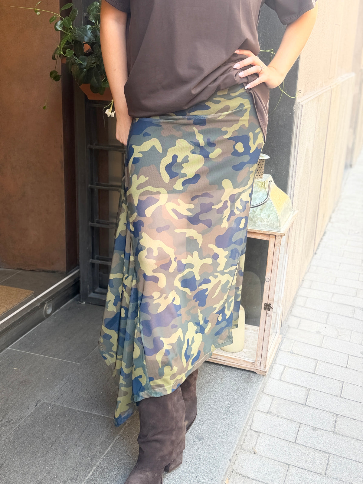 Gonna lunga CAMOUFLAGE