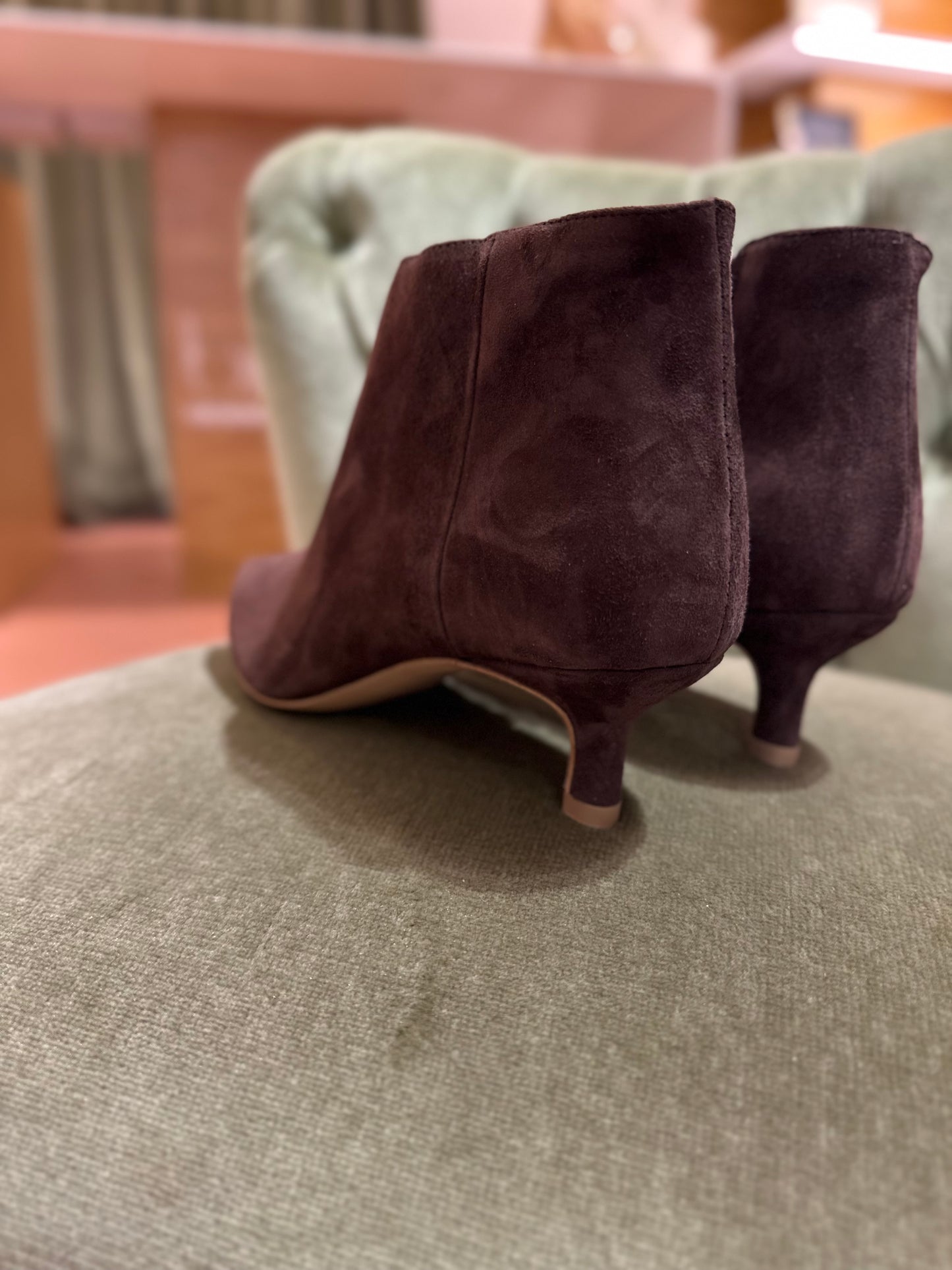 Ovyé Tronchetto in camoscio Moro