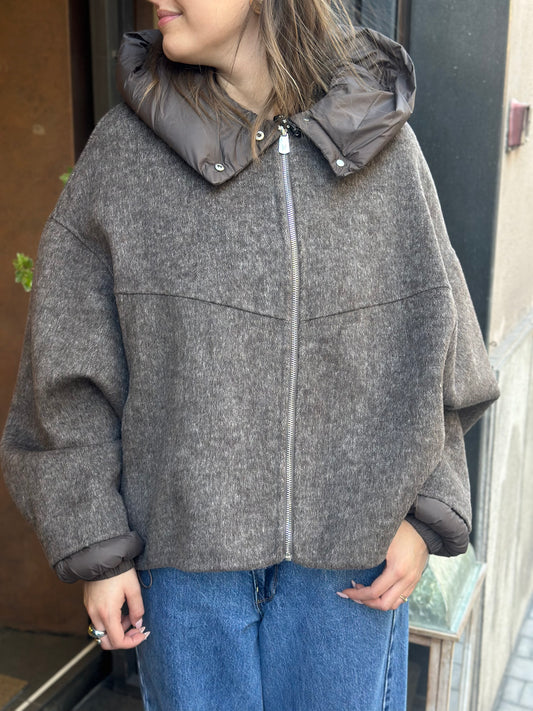 Haveone cappotto bomber MORO