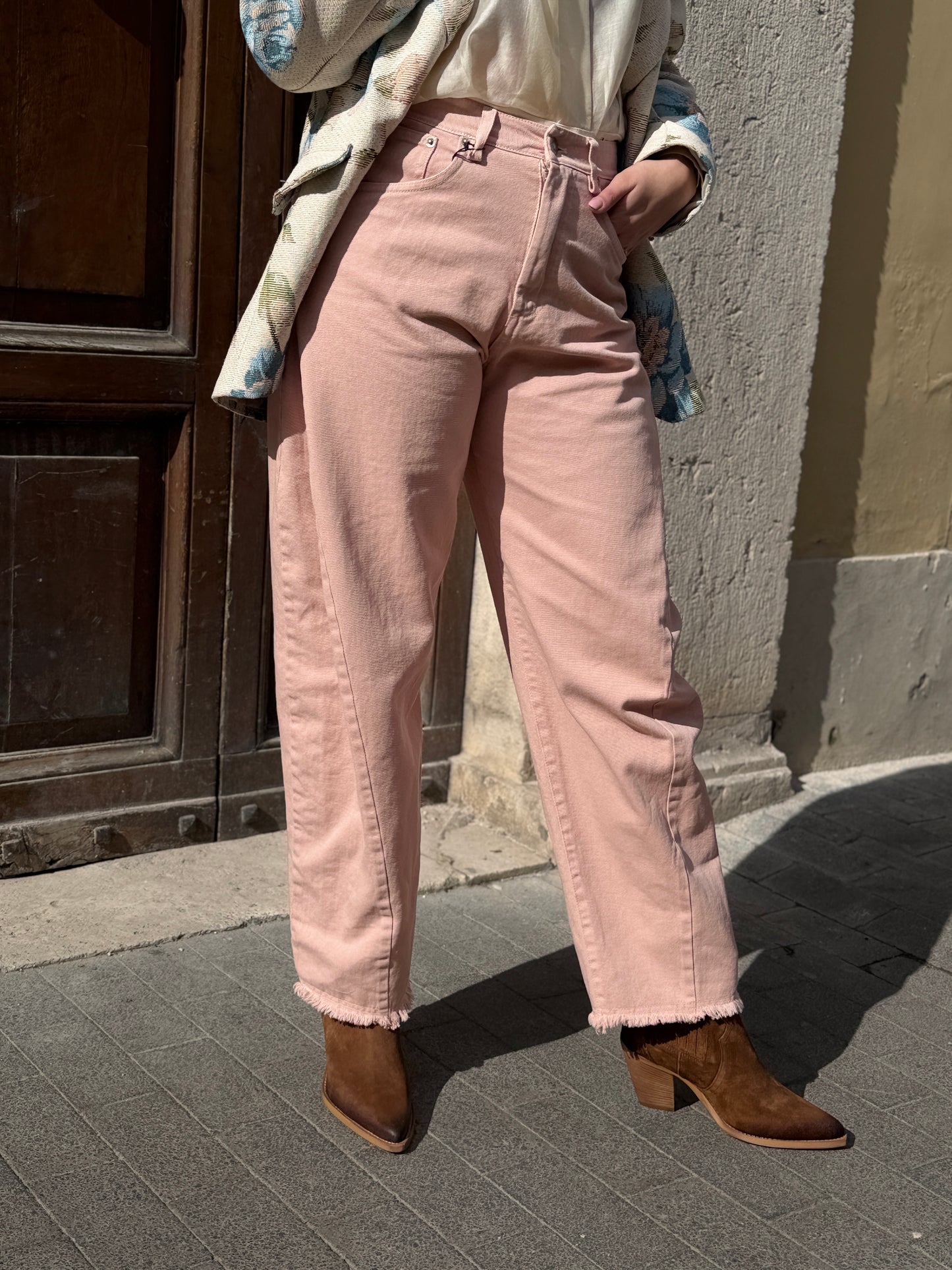 Tensione in Jeans BARREL CIPRIA