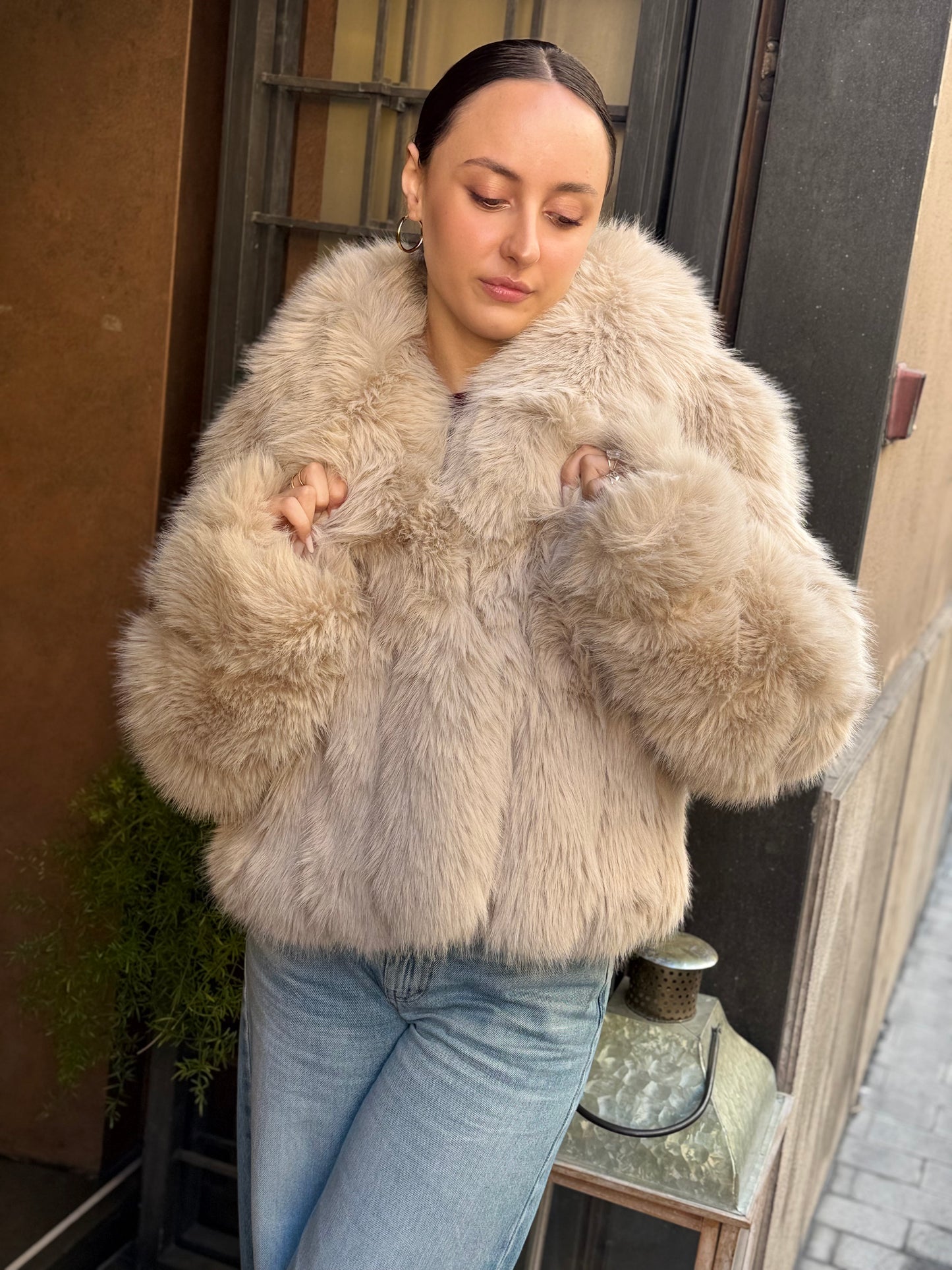 Ecopelliccia OLIMPIA Beige