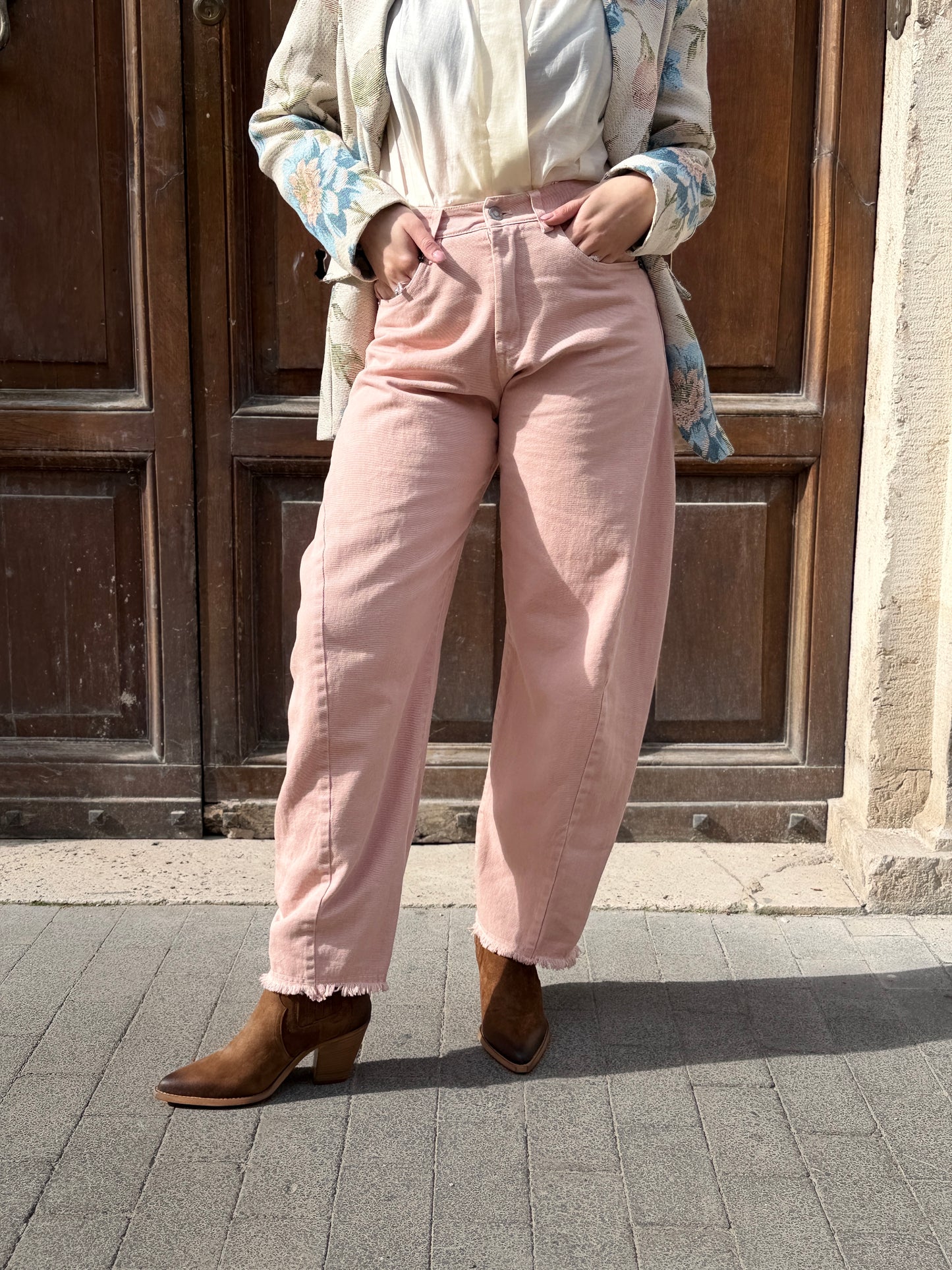 Tensione in Jeans BARREL CIPRIA