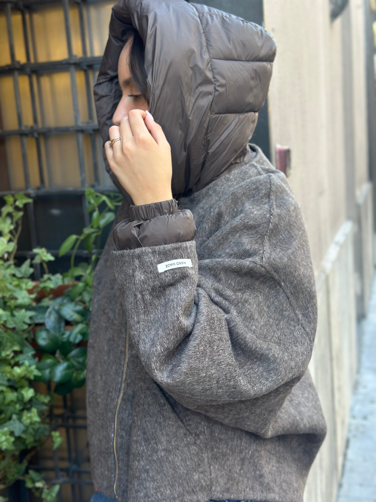 Haveone cappotto bomber MORO