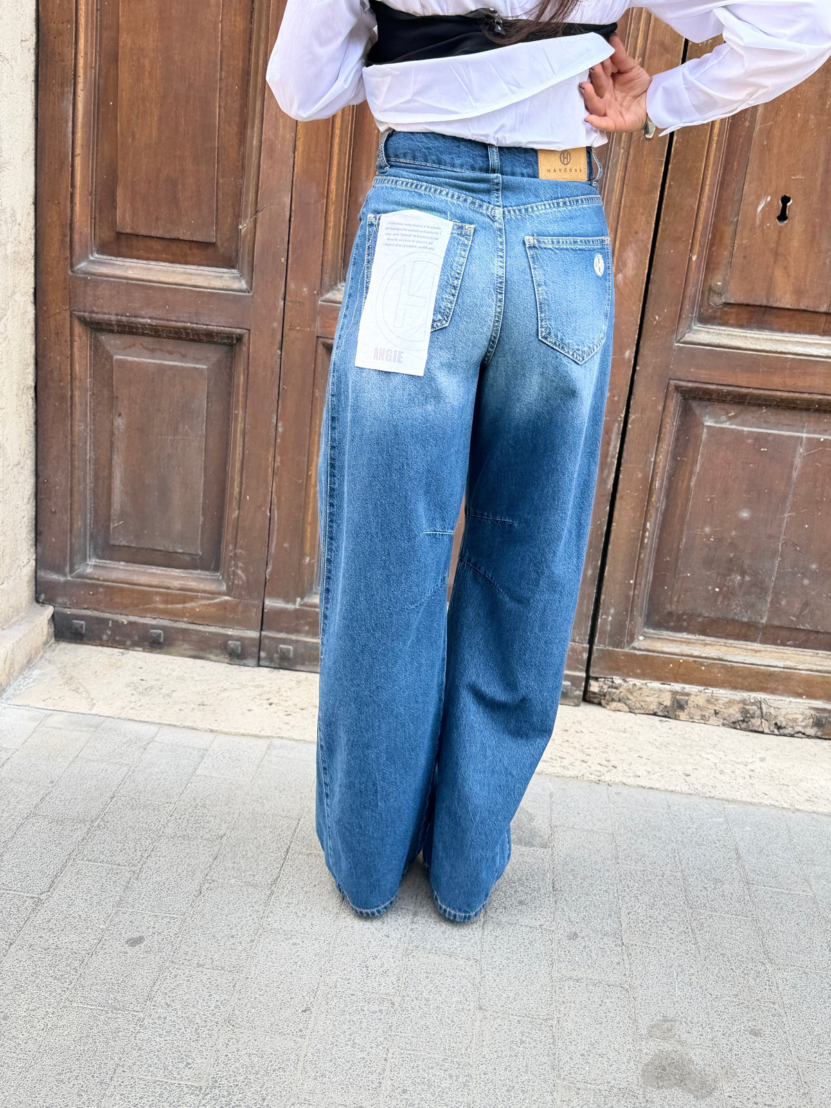 Haveone Jeans ANGIE denim blu