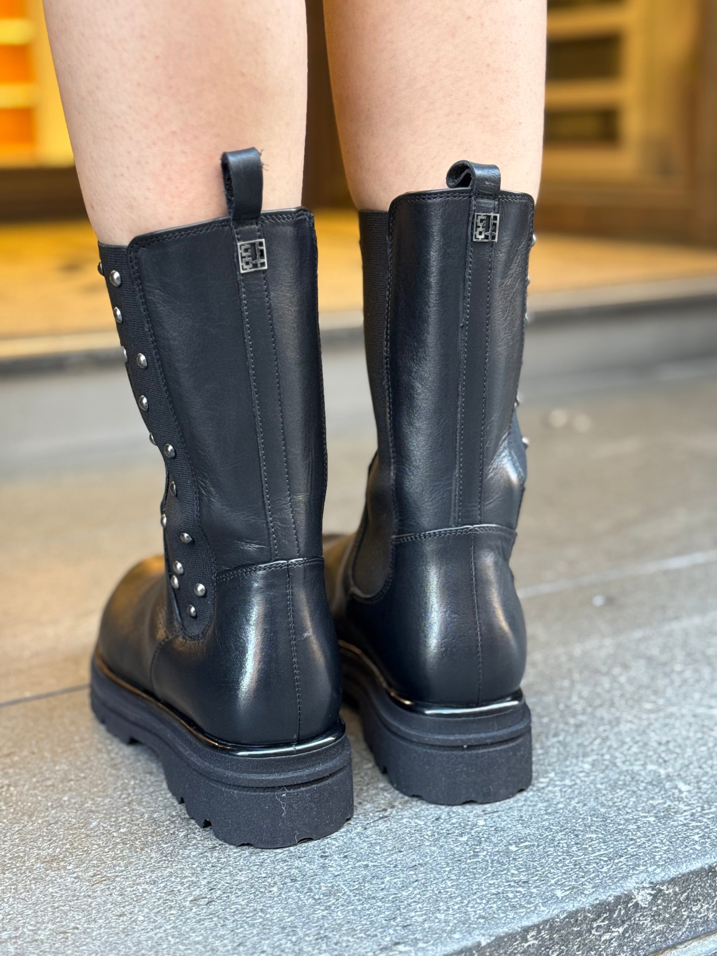 Gio+ COMBI BLACK con borchie