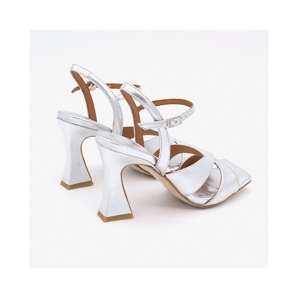 Angel Alarcon-MAGDA-sandalo Galaxy mate silver e oro