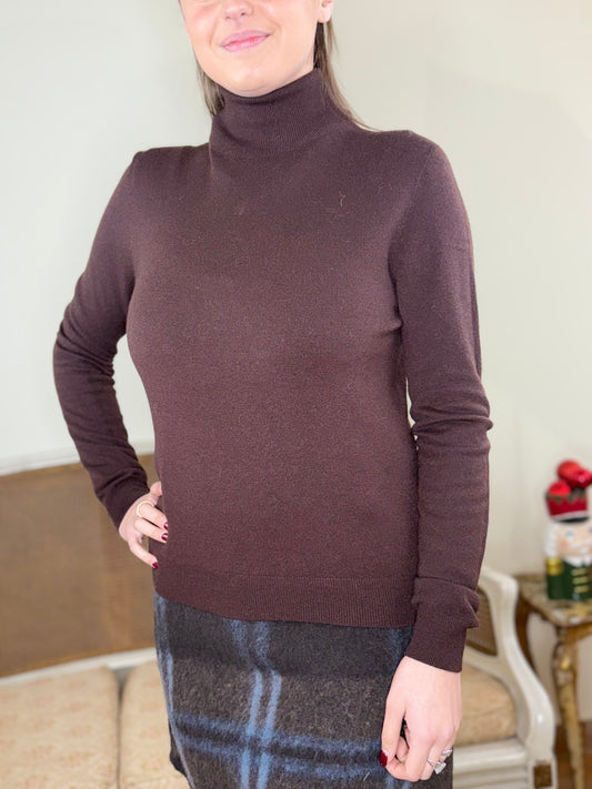 Maglia collo alto viscosa (disponibile in più colori)