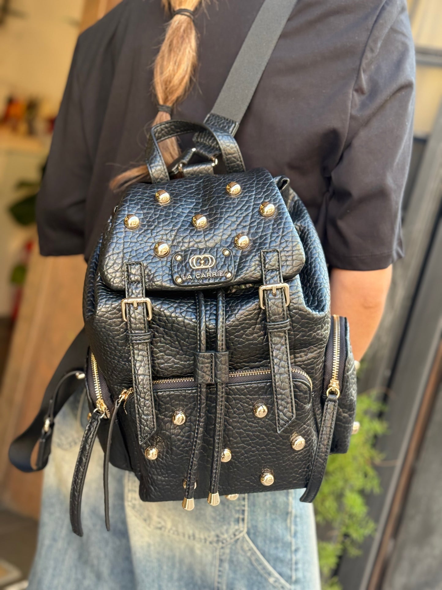 La Carrie NAVAJO BACKPACK BLACK