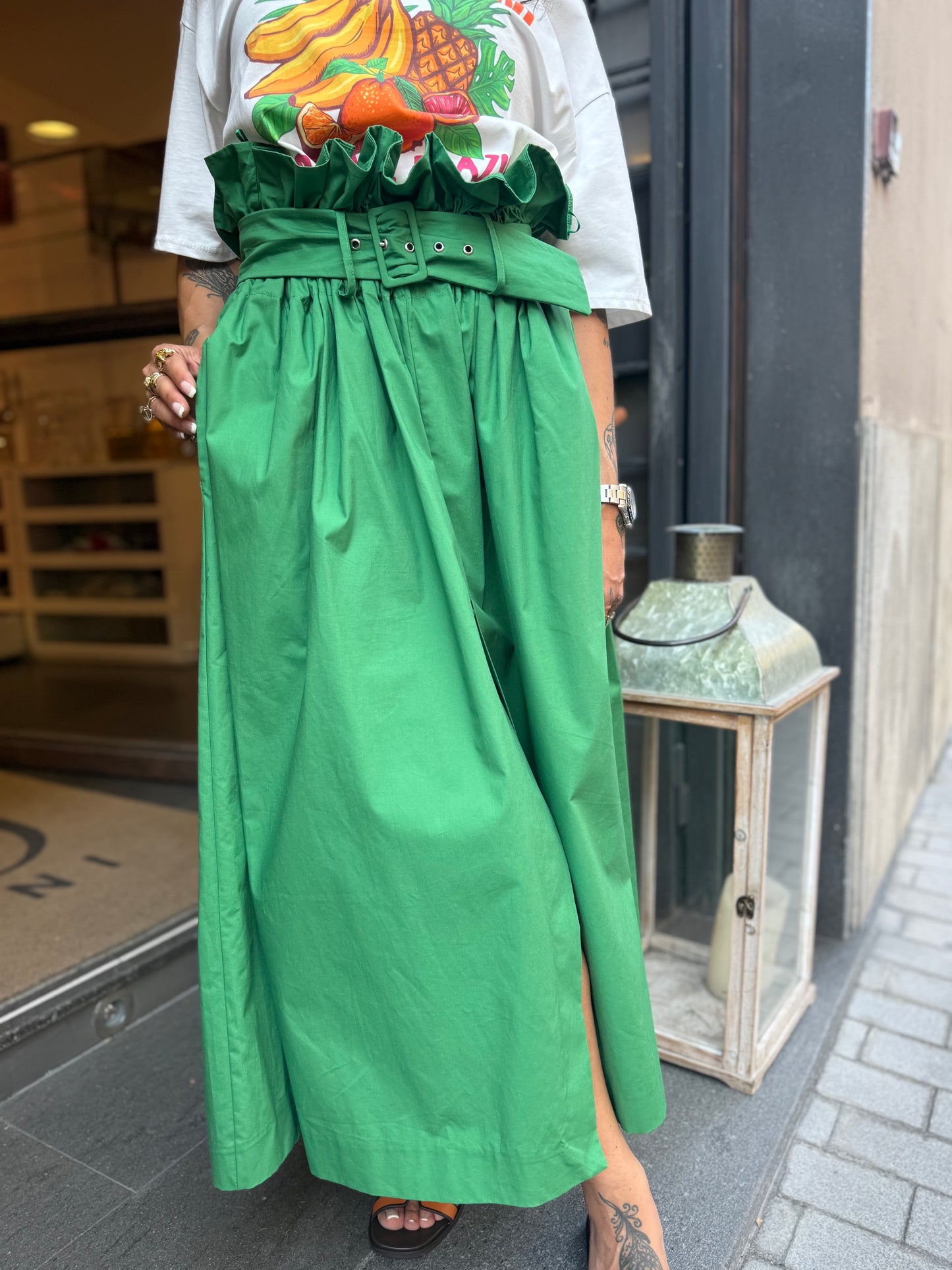Tensione in gonna candy VERDE