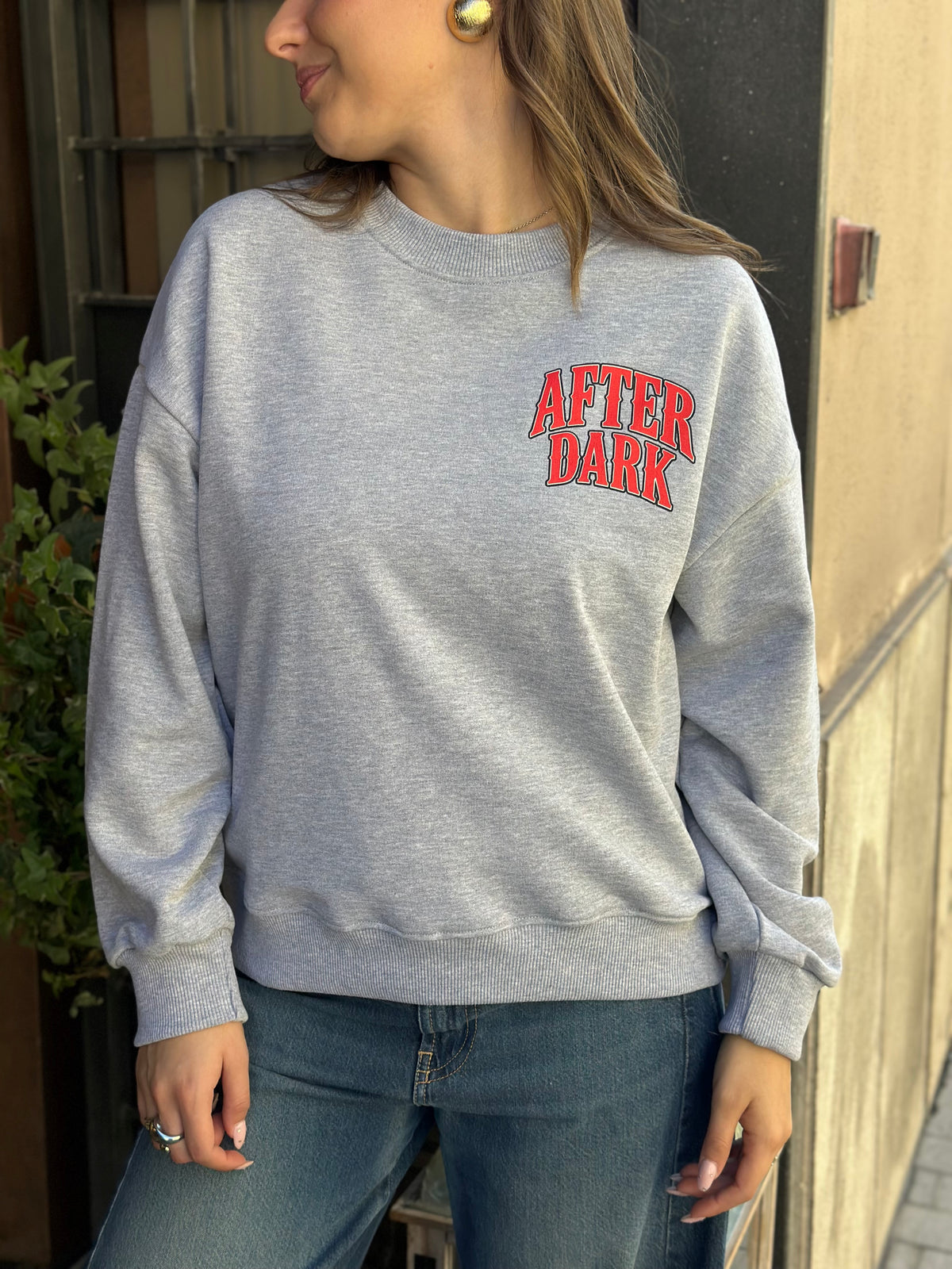 Haveone felpa BEIGE “After dark” BEIGE E GRIGIA