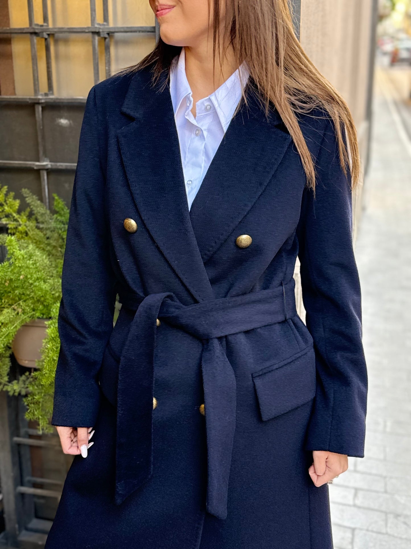 Chiarulli cappotto ORIANA blu