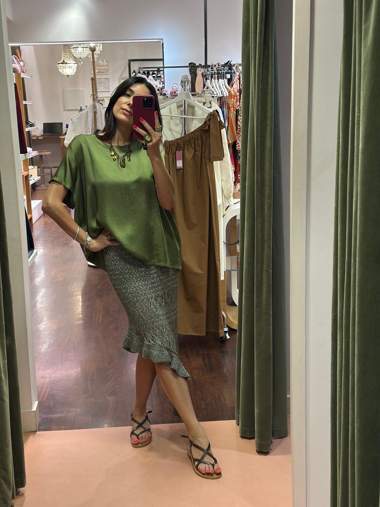 Gonna IBIZA Crochet LUREX (Disponibile in più varianti colore)