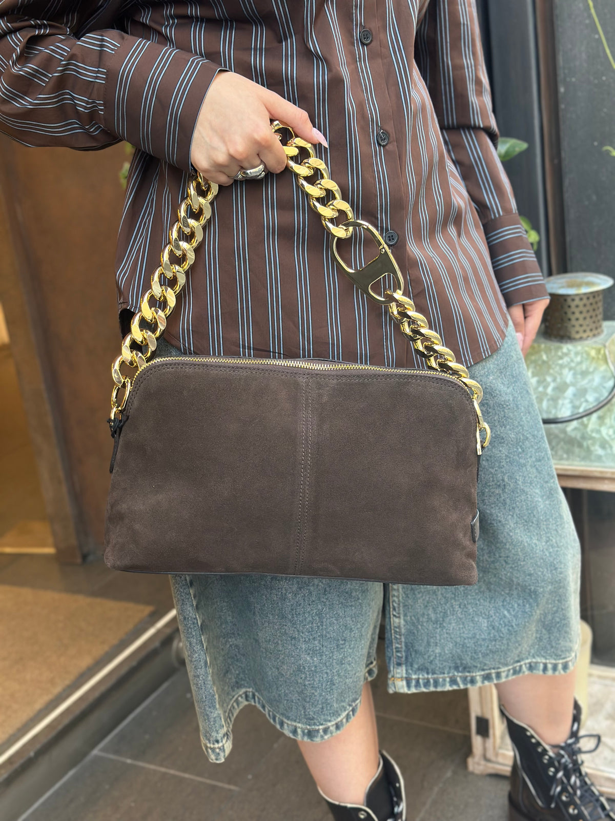 My Best Bag MICHELLE SUEDE BROWN