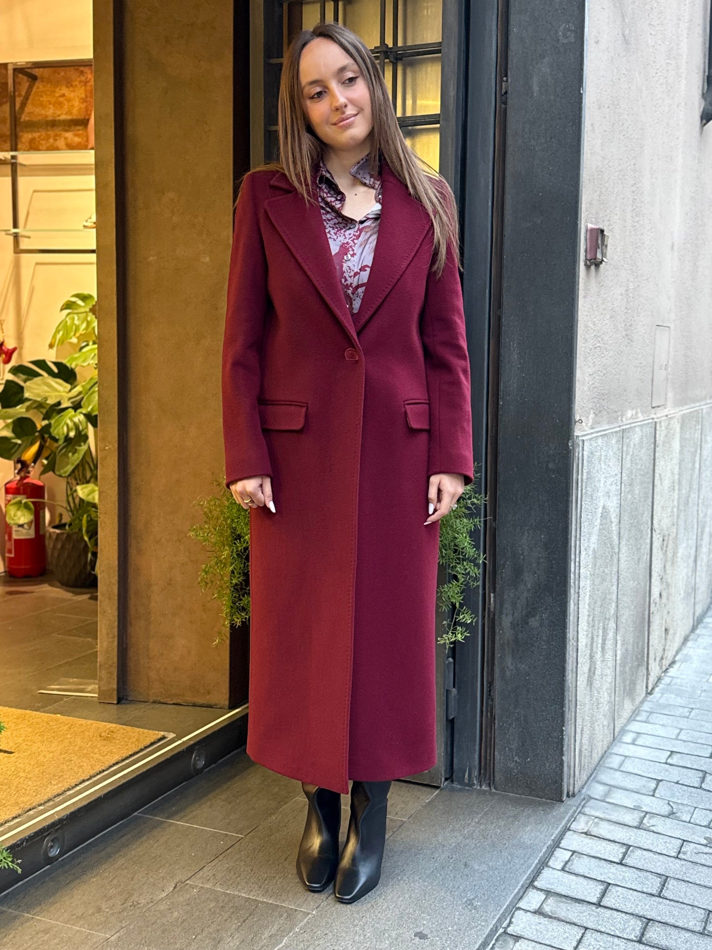 Chiarulli Cappotto EOS bordeaux