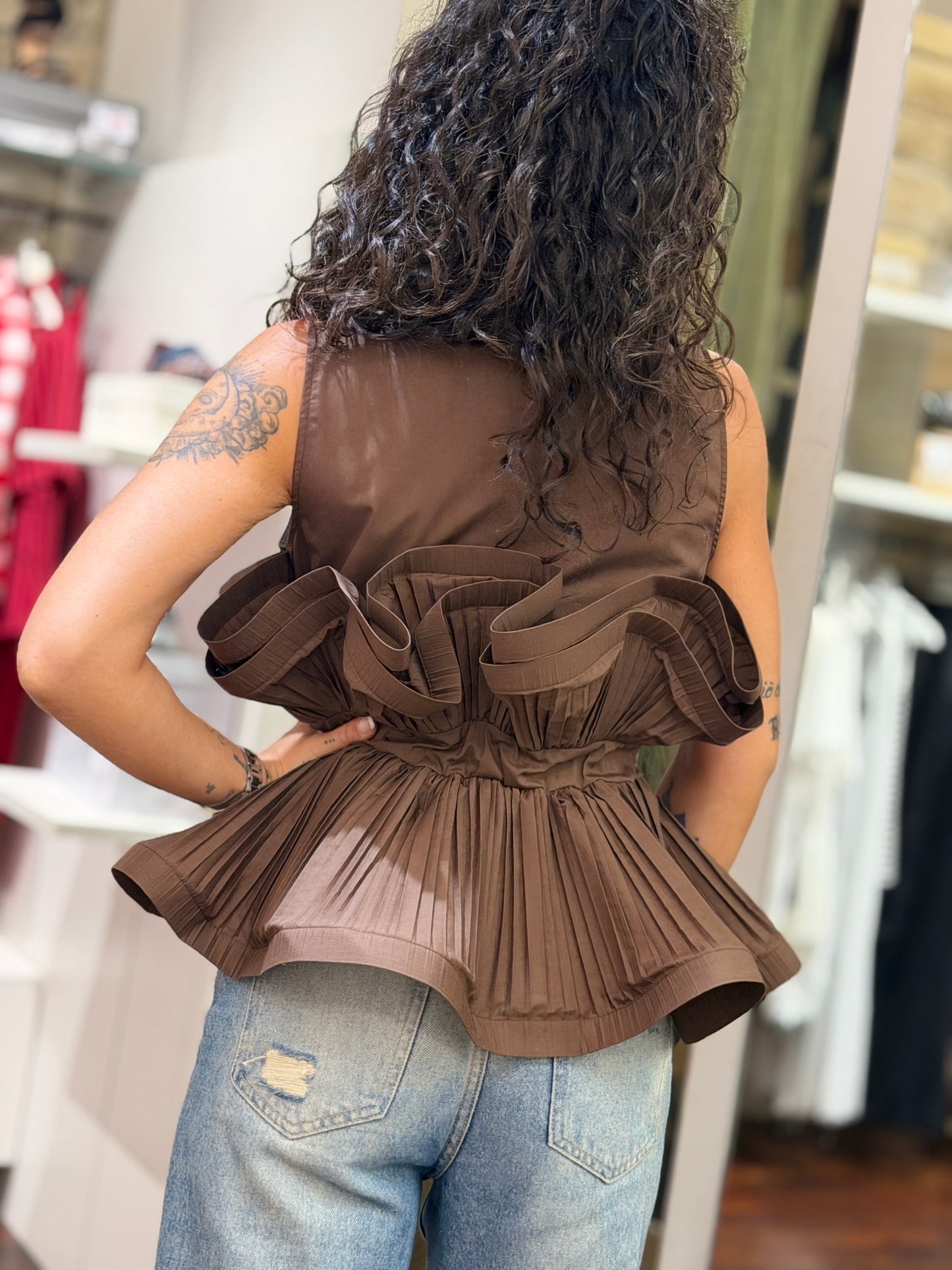 Camicia Rouches CHOCO