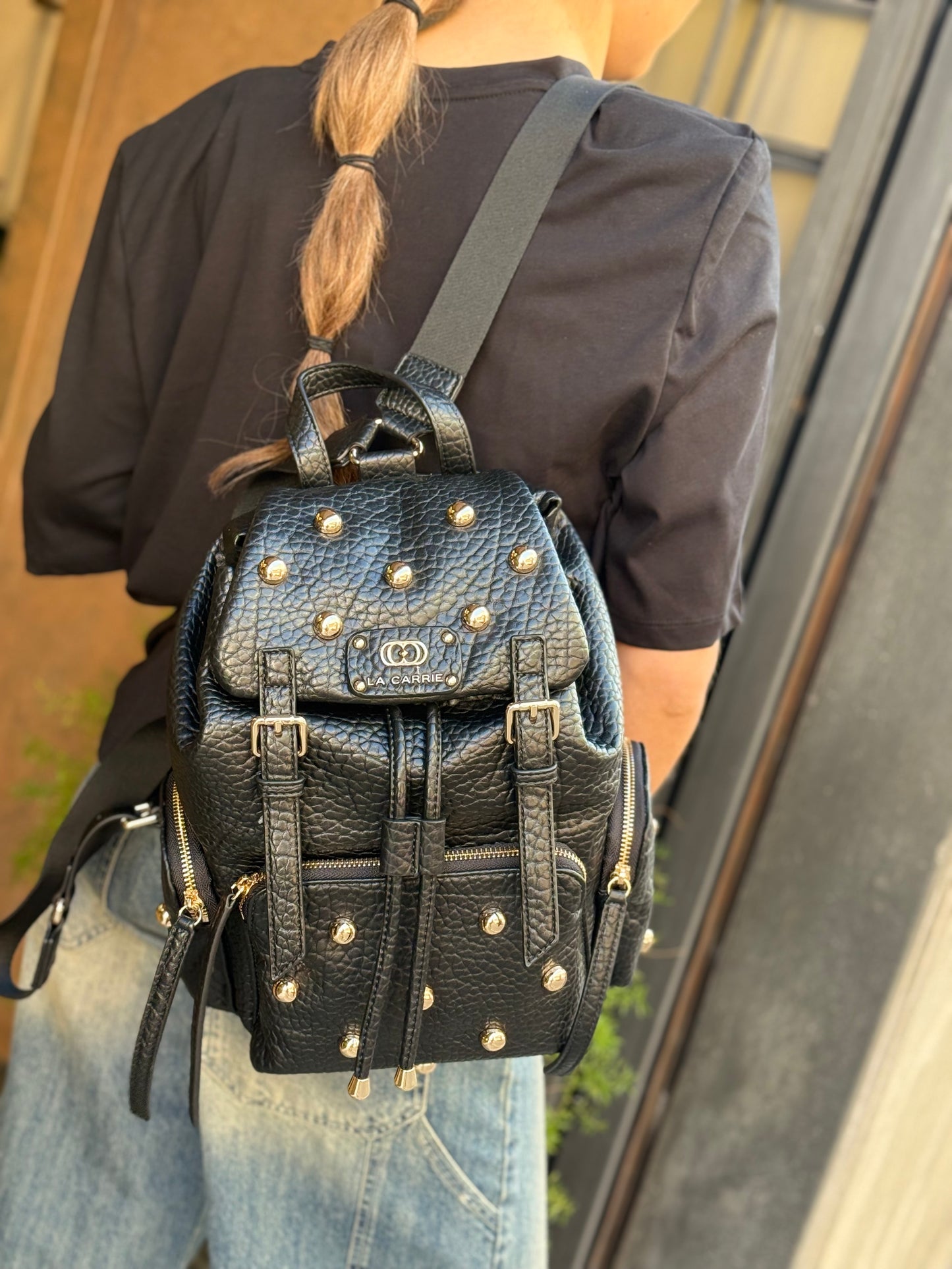La Carrie NAVAJO BACKPACK BLACK