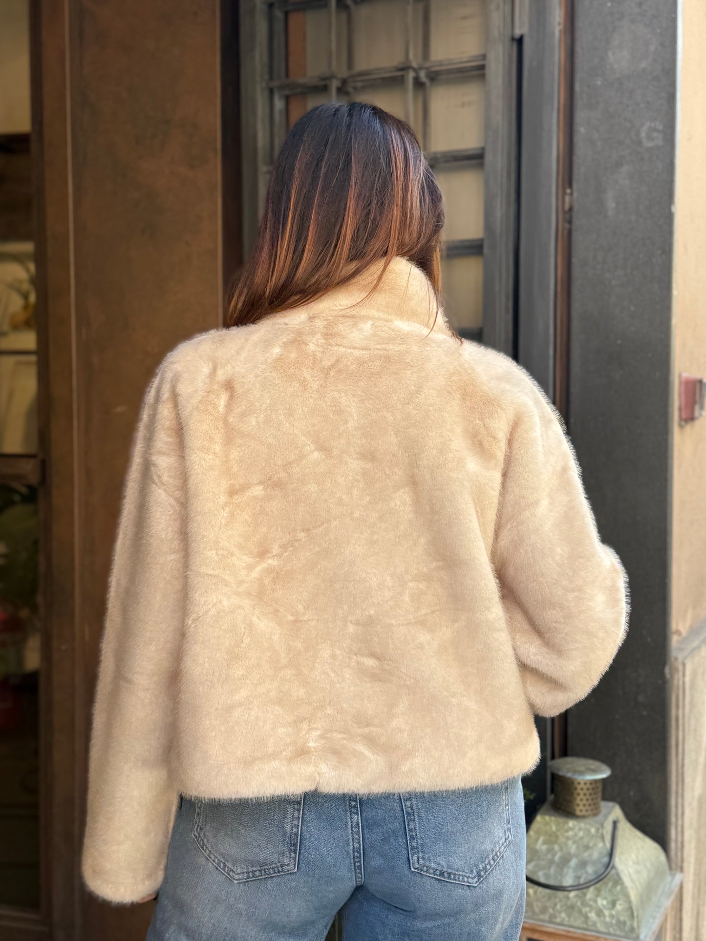 Ecopelliccia ANASTASIA Burro