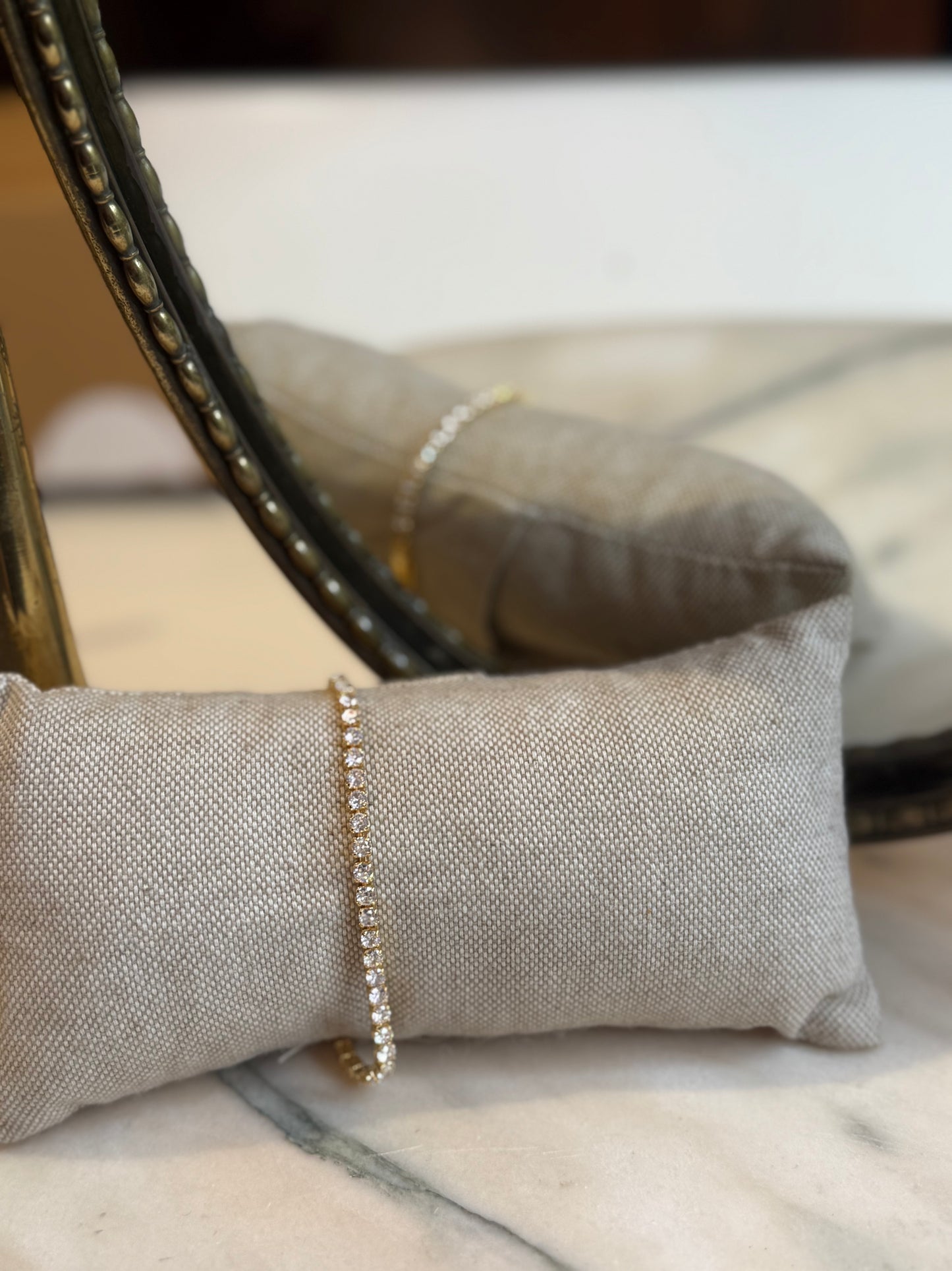 Bracciale tennis medio ORO